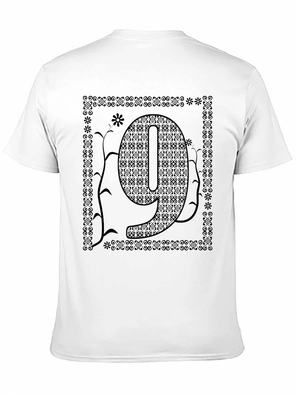 Ornate Number 9 Graphic T-Shirt