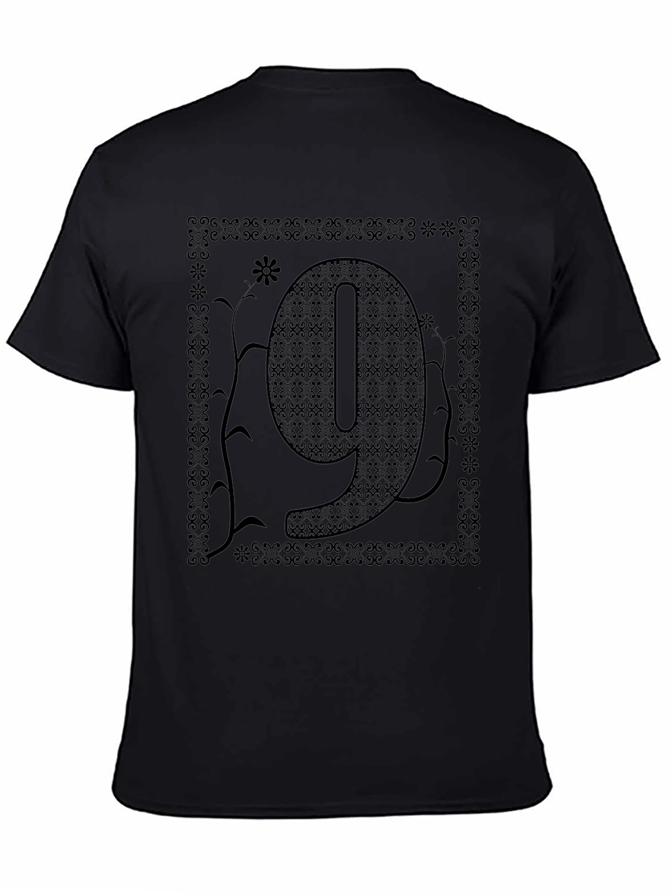 Ornate Number 9 Graphic T-Shirt