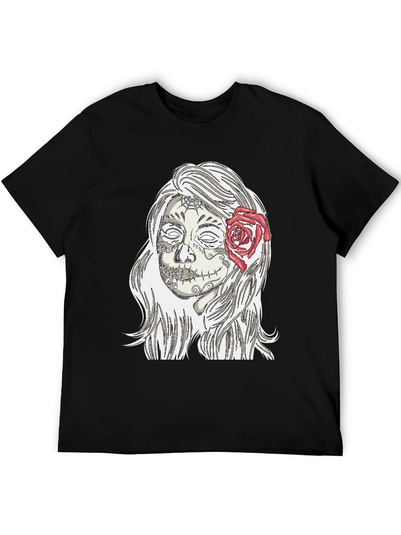 Sugar Skull Woman Graphic Tee