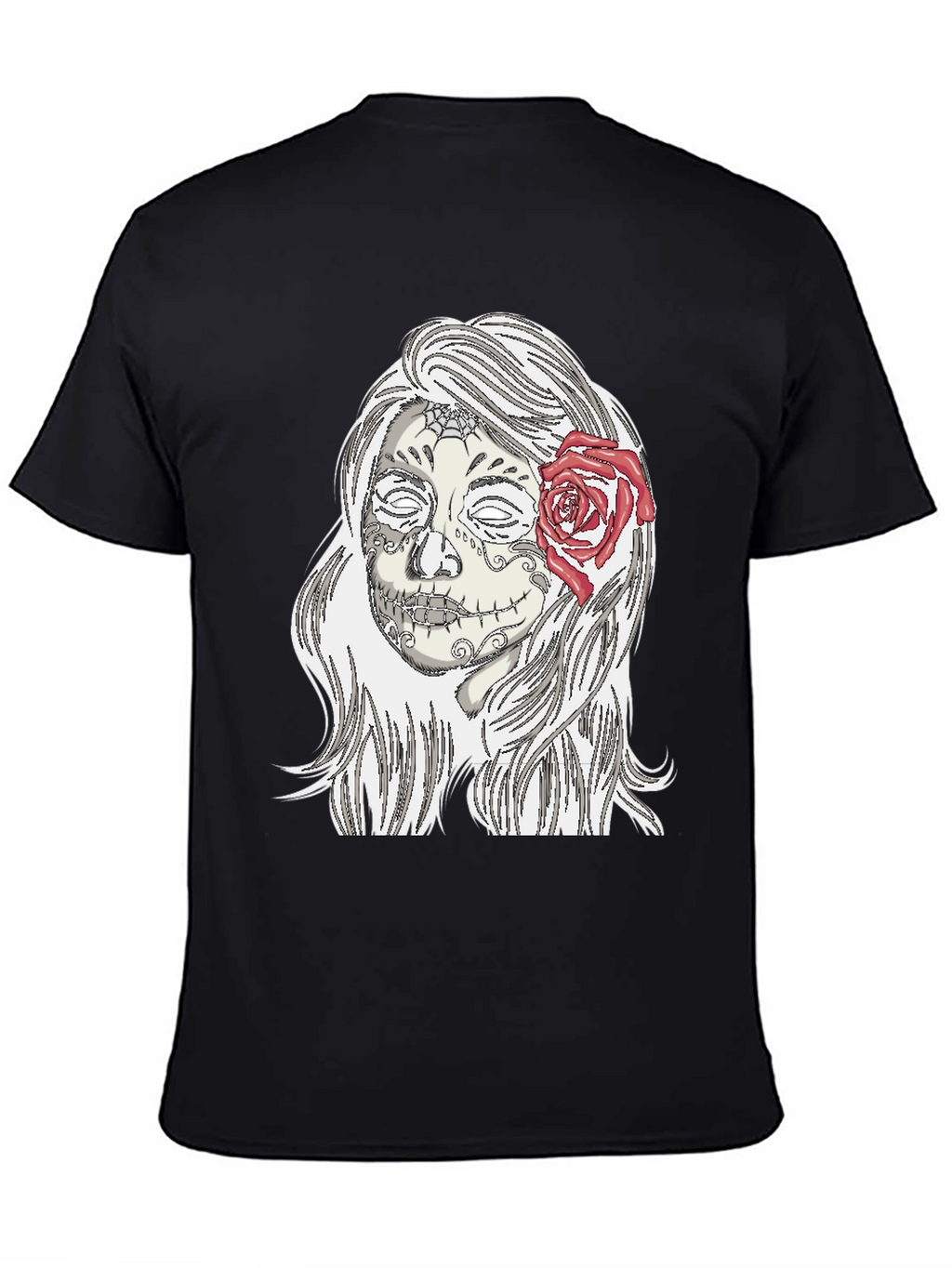 Sugar Skull Woman Graphic Tee