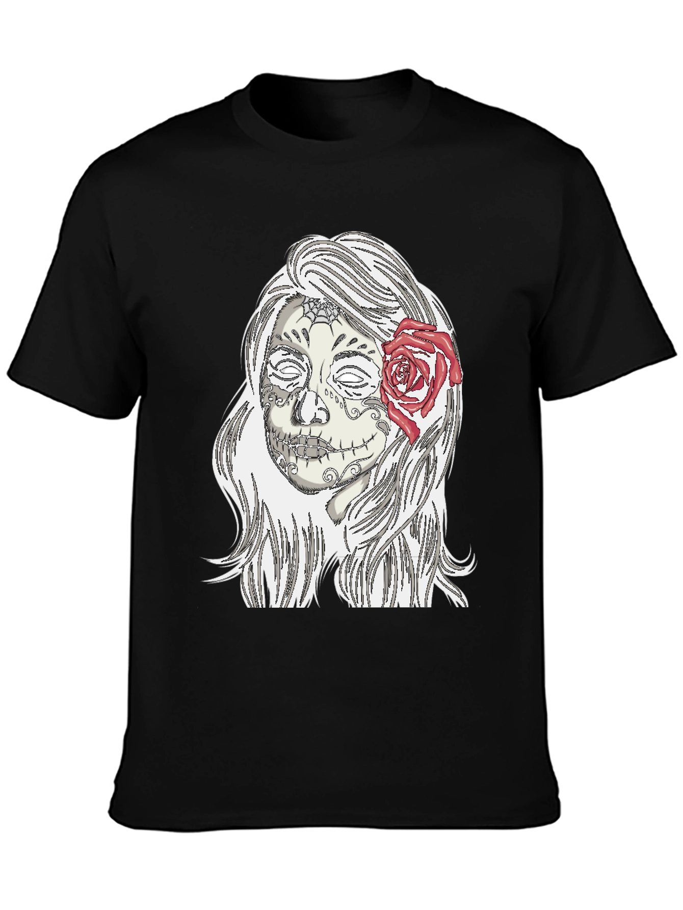 Sugar Skull Woman Graphic Tee