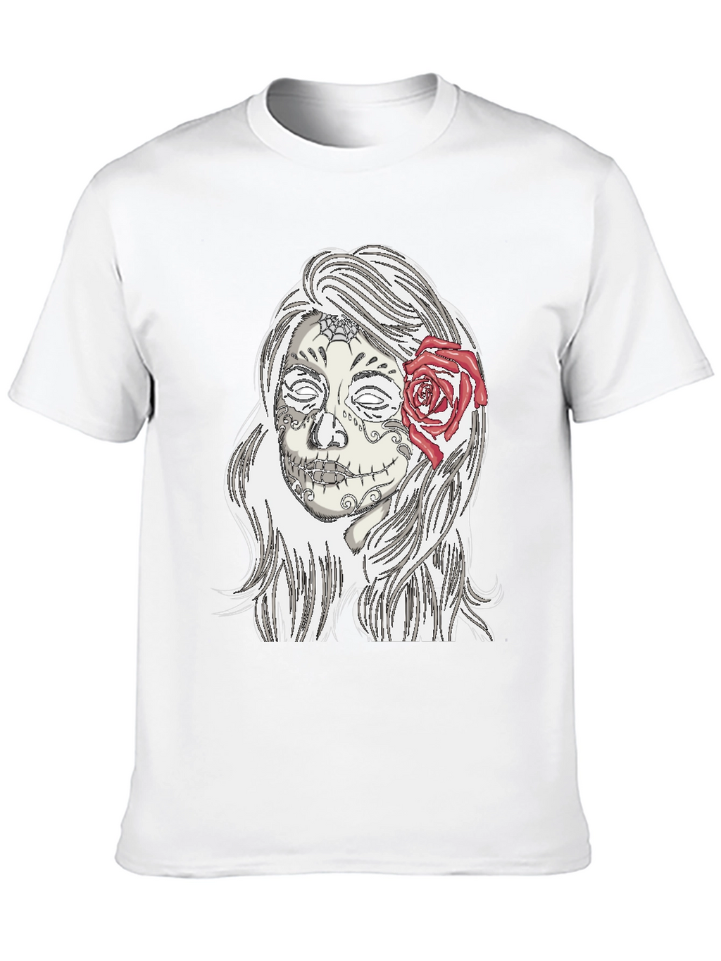 Sugar Skull Woman Graphic Tee