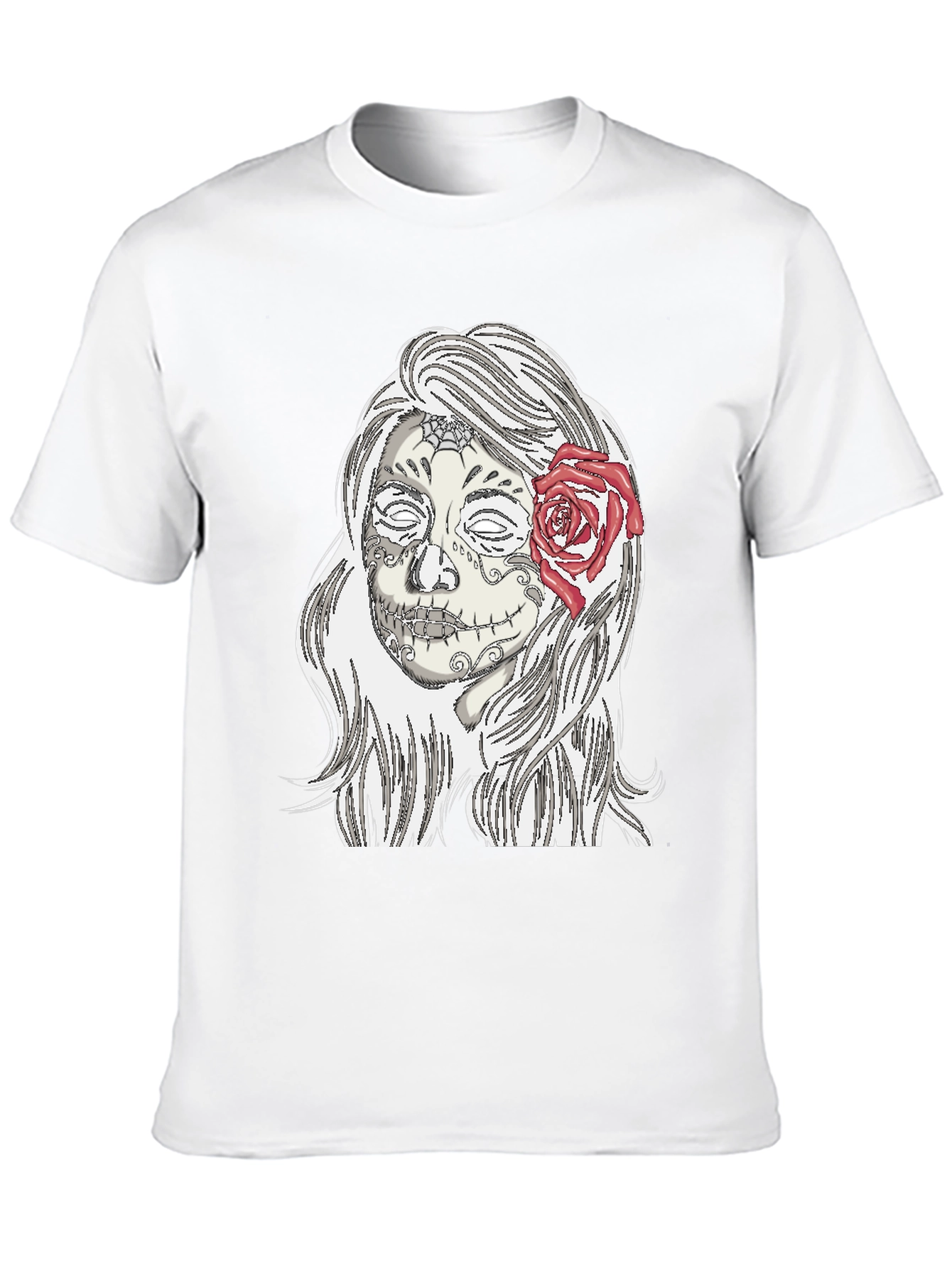 Sugar Skull Woman Graphic Tee