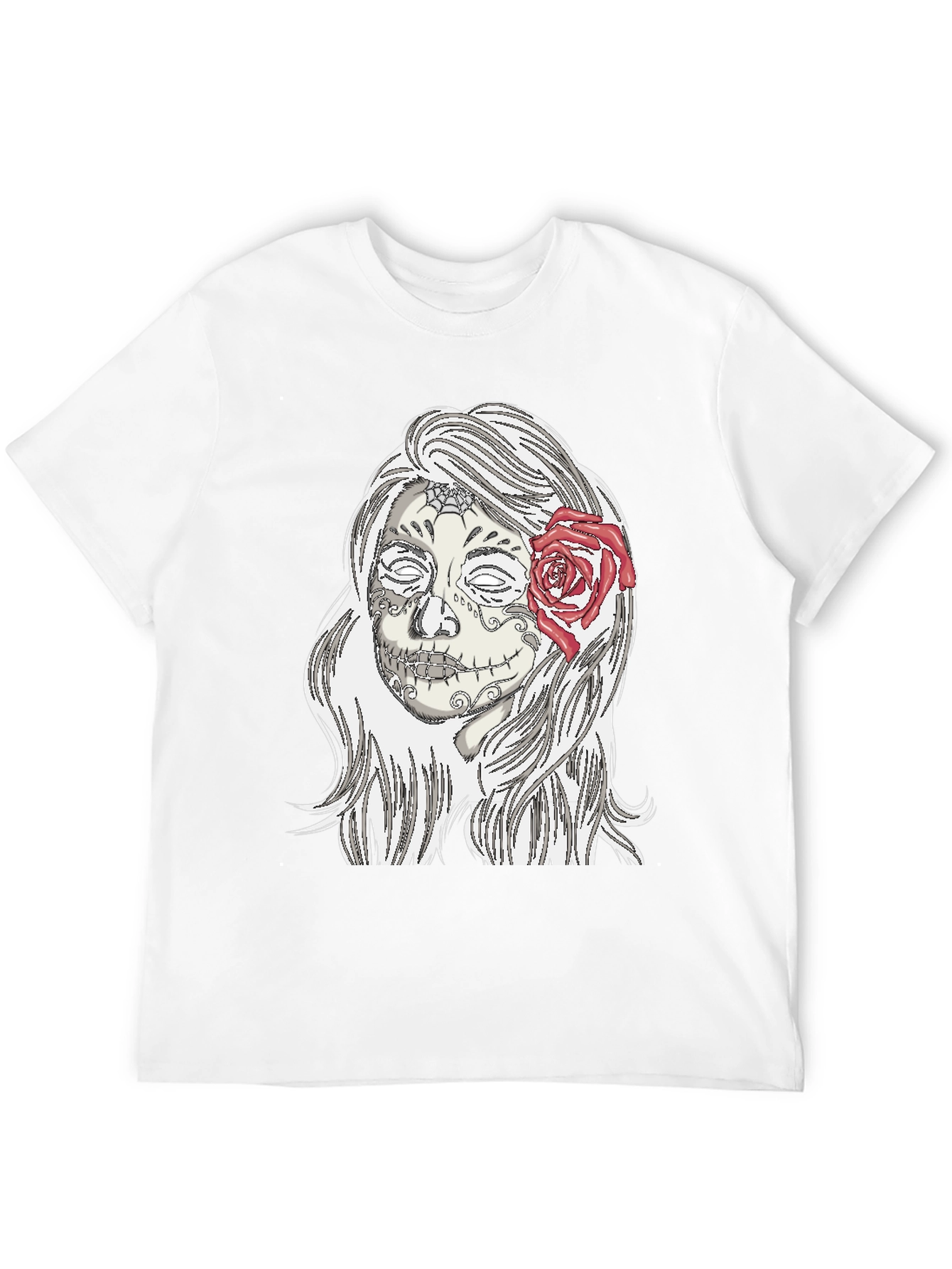 Sugar Skull Woman Graphic Tee