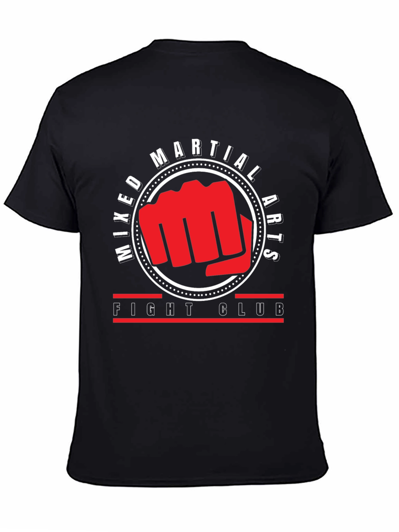 Mixed Martial Arts Fight Club Black T-Shirt