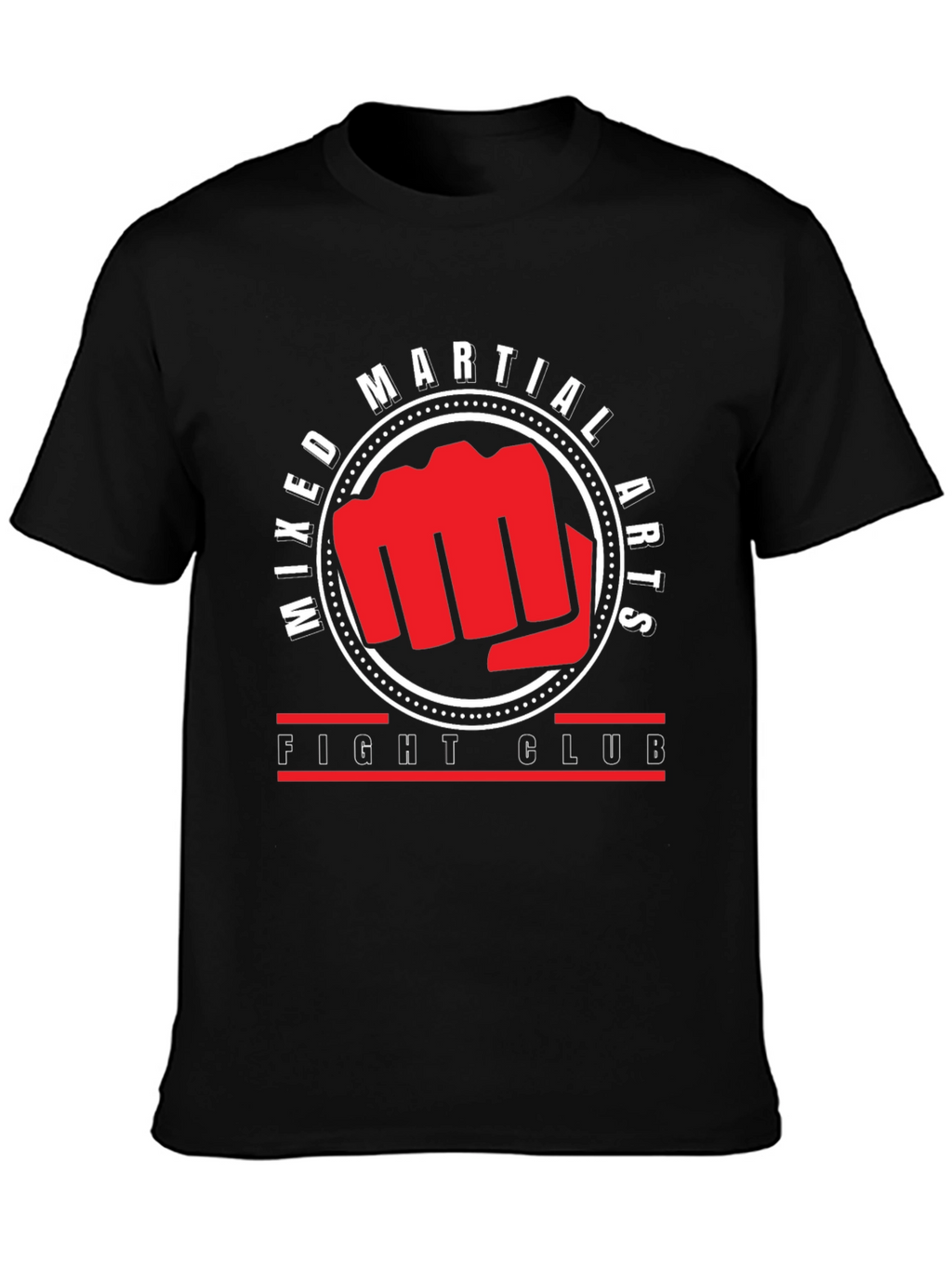 Mixed Martial Arts Fight Club Black T-Shirt