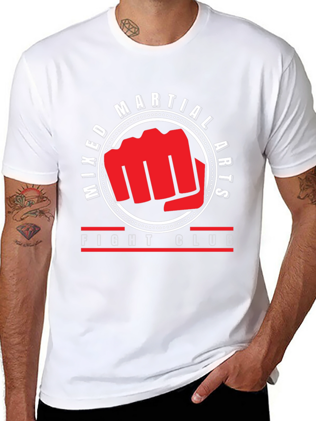 Mixed Martial Arts Fight Club Black T-Shirt