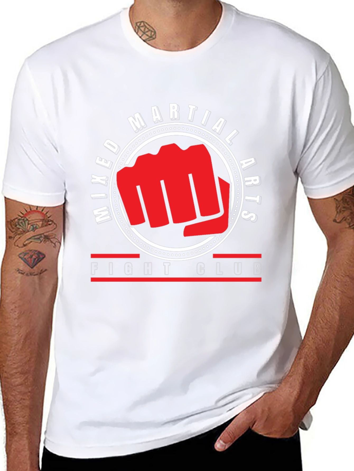 Mixed Martial Arts Fight Club Black T-Shirt
