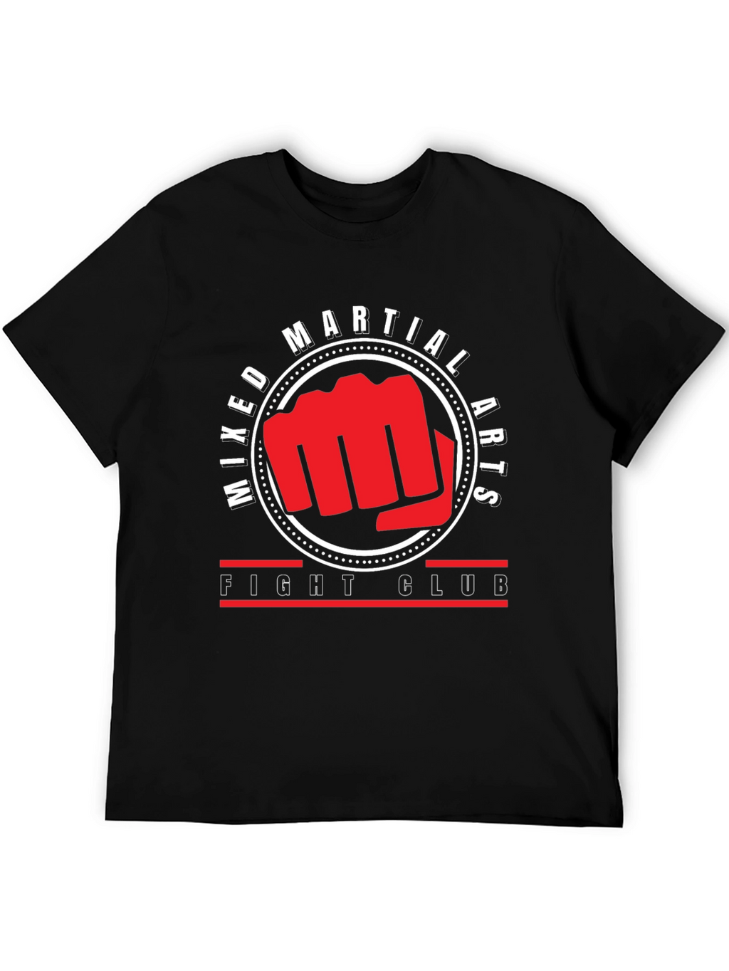 Mixed Martial Arts Fight Club Black T-Shirt