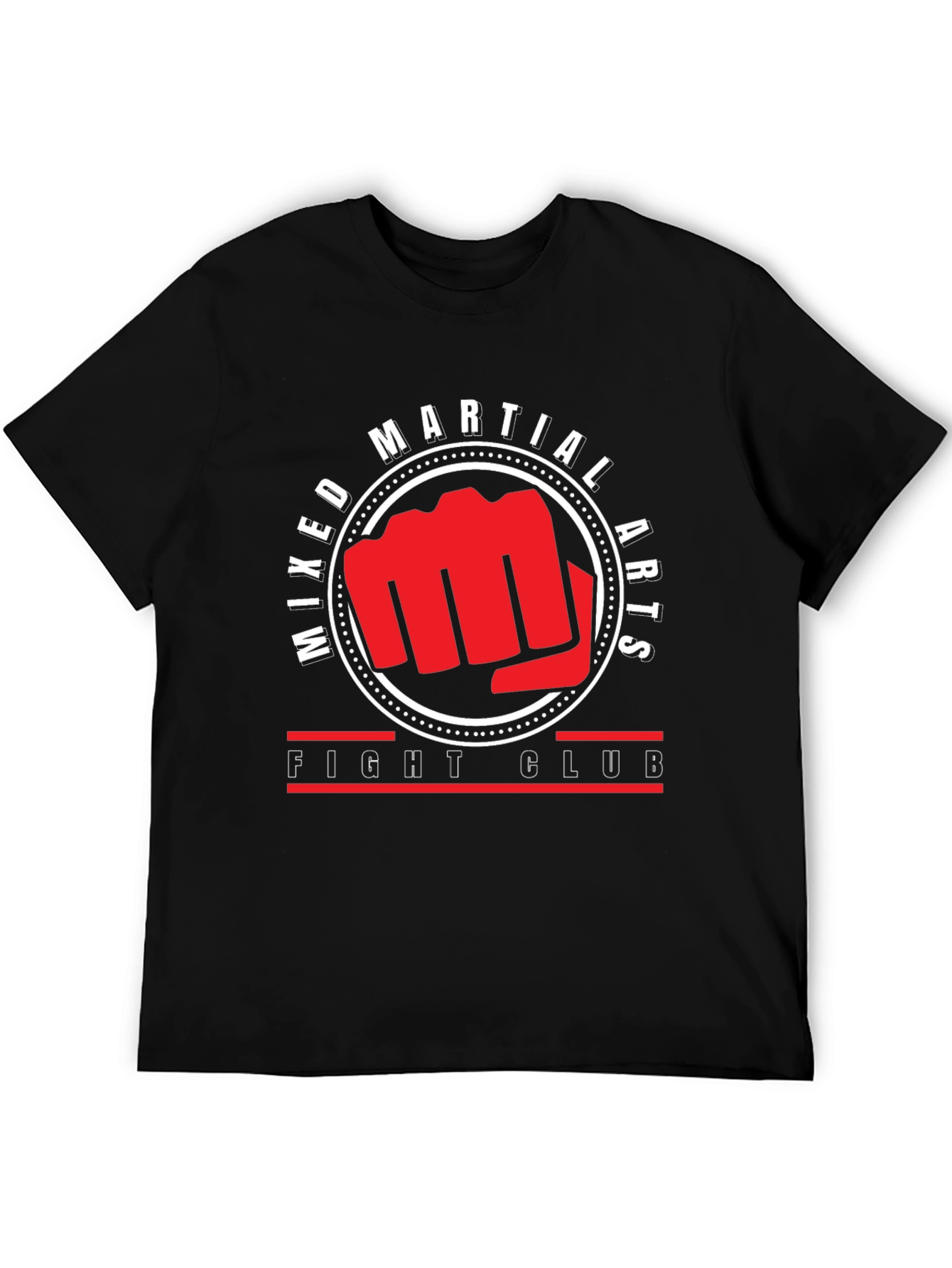 Mixed Martial Arts Fight Club Black T-Shirt