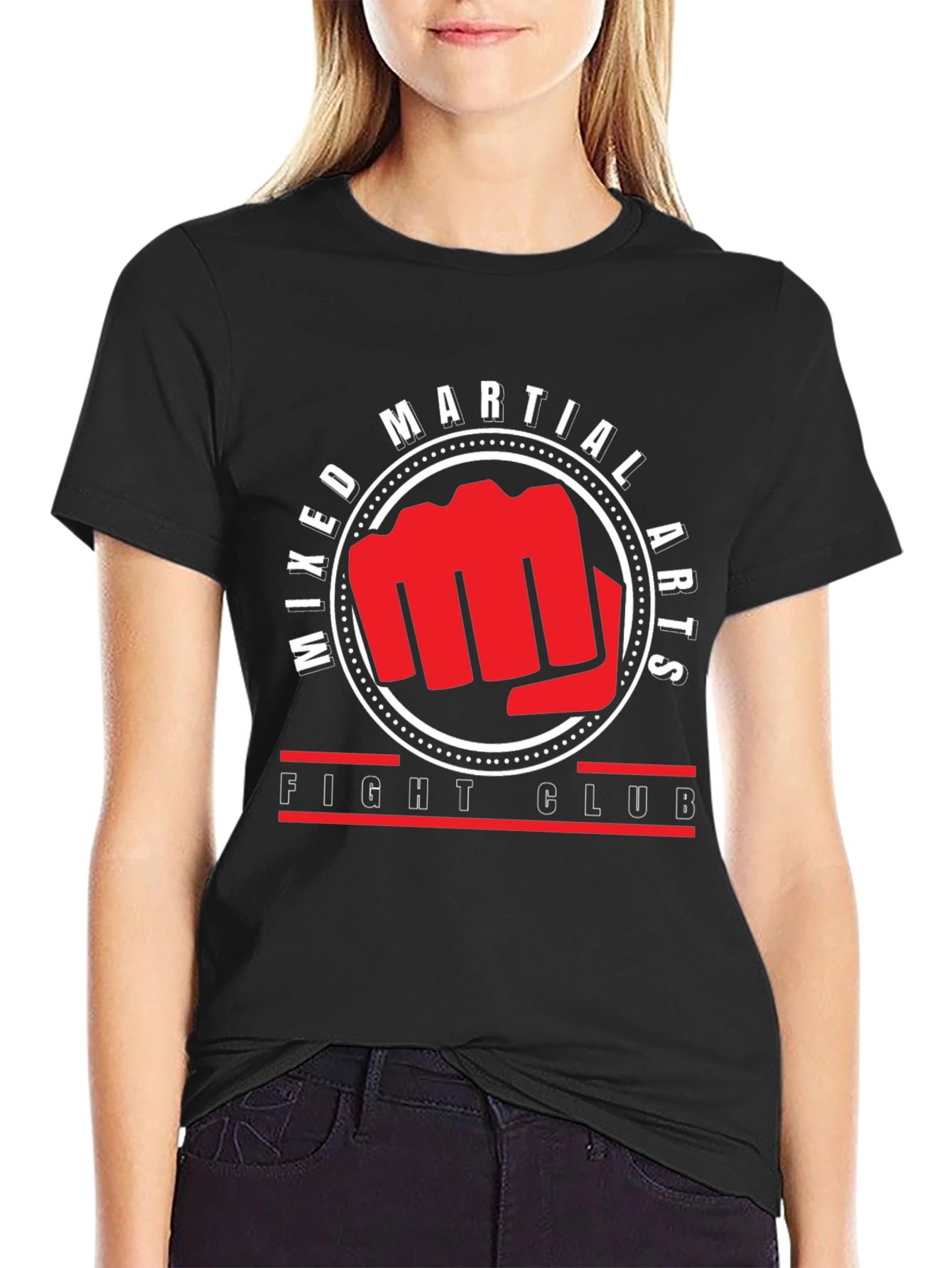 Mixed Martial Arts Fight Club Black T-Shirt