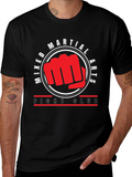 Mixed Martial Arts Fight Club Black T-Shirt