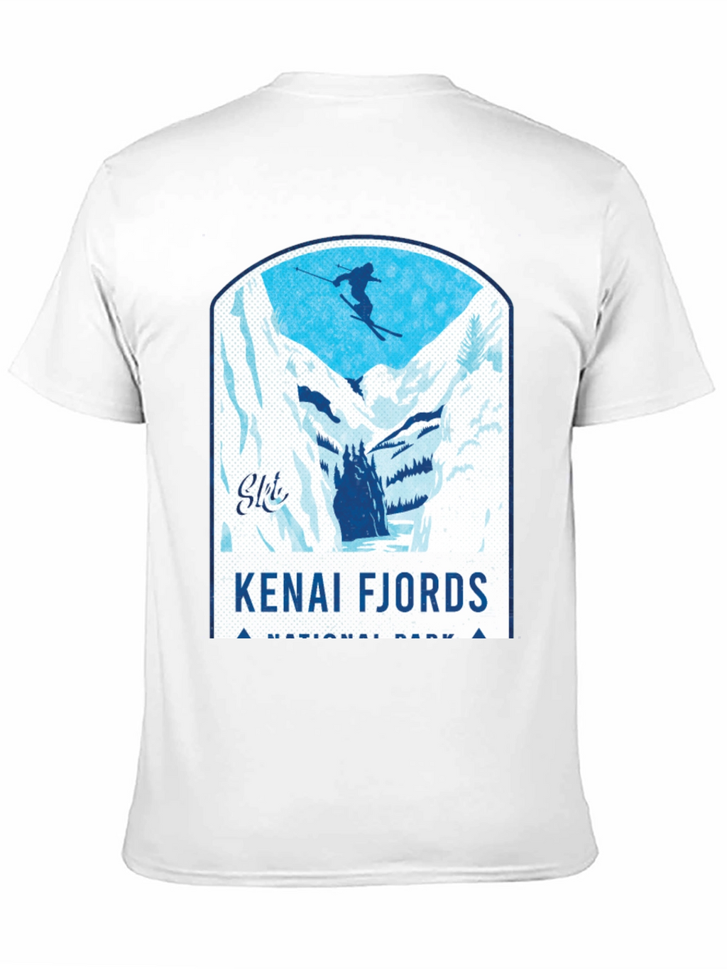 Kenai Fjords National Park Skiing T-Shirt