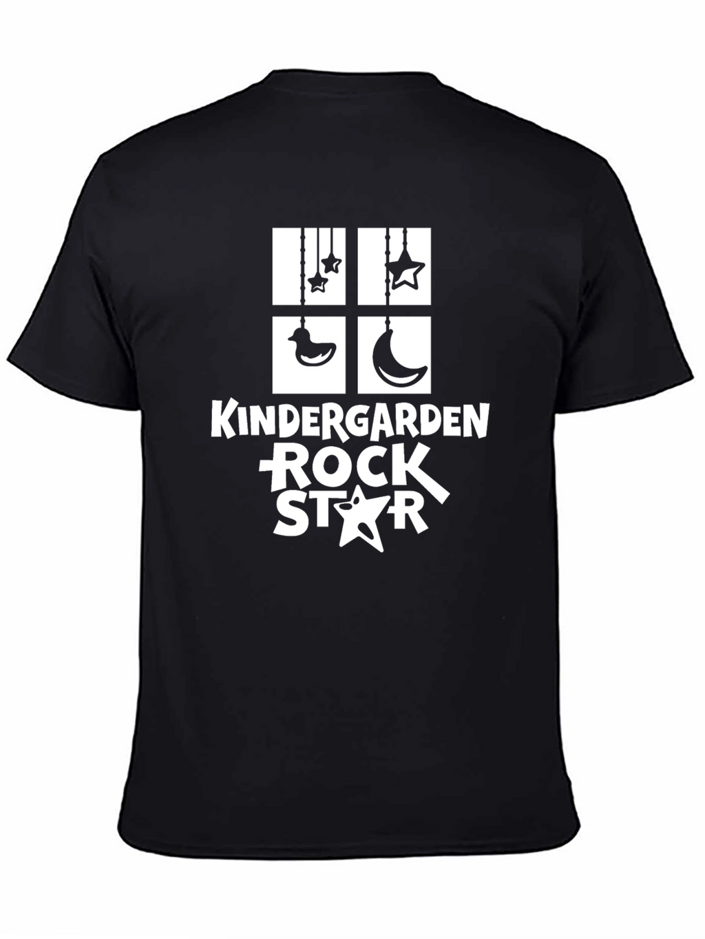 Kindergarten Rock Star Black Graphic Tee