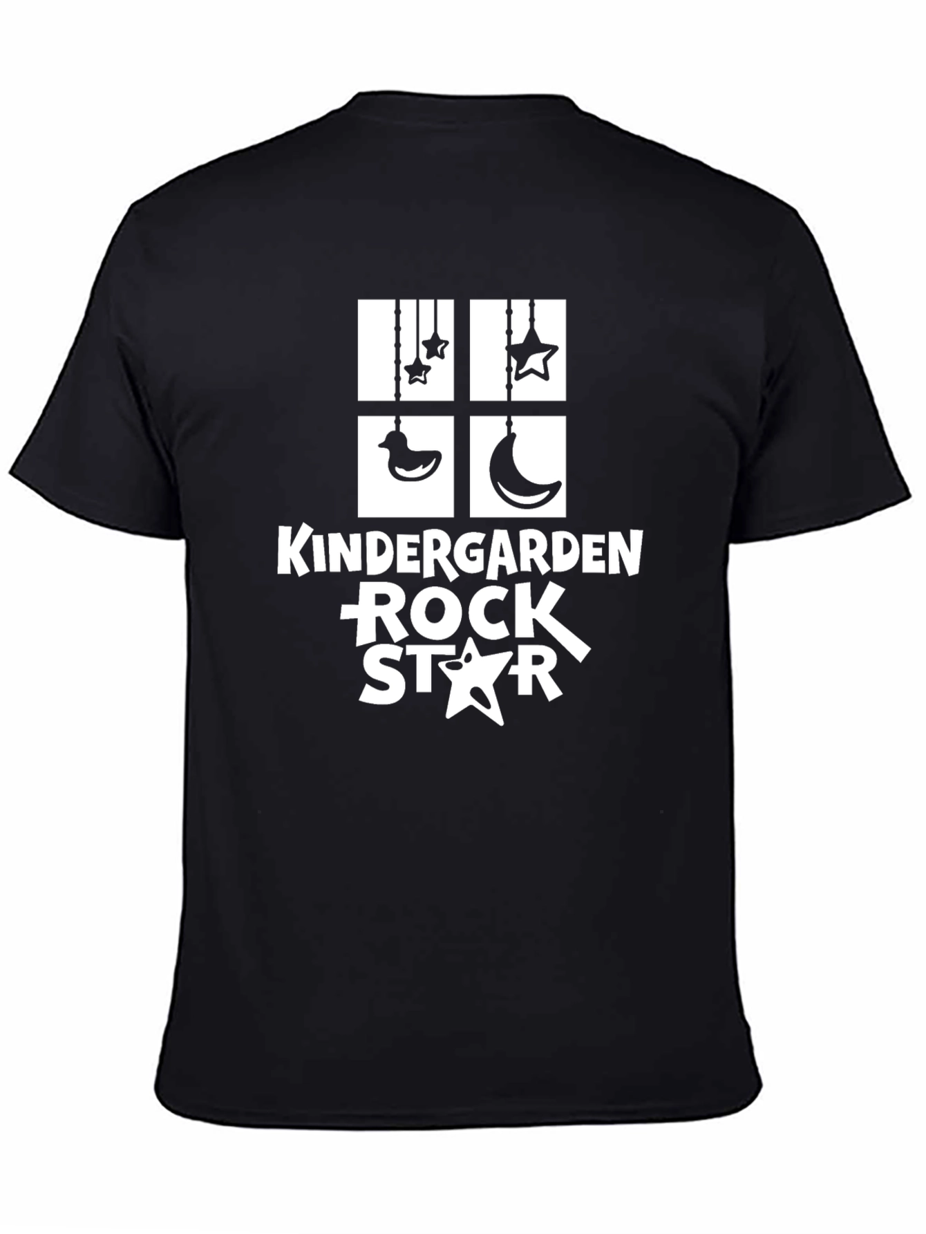 Kindergarten Rock Star Black Graphic Tee