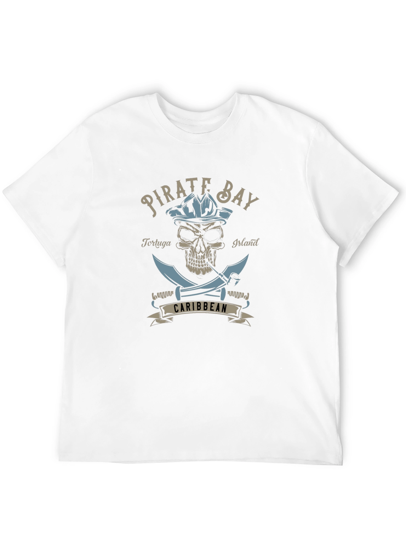 Pirate Bay T-Shirt: Skull & Swords Design