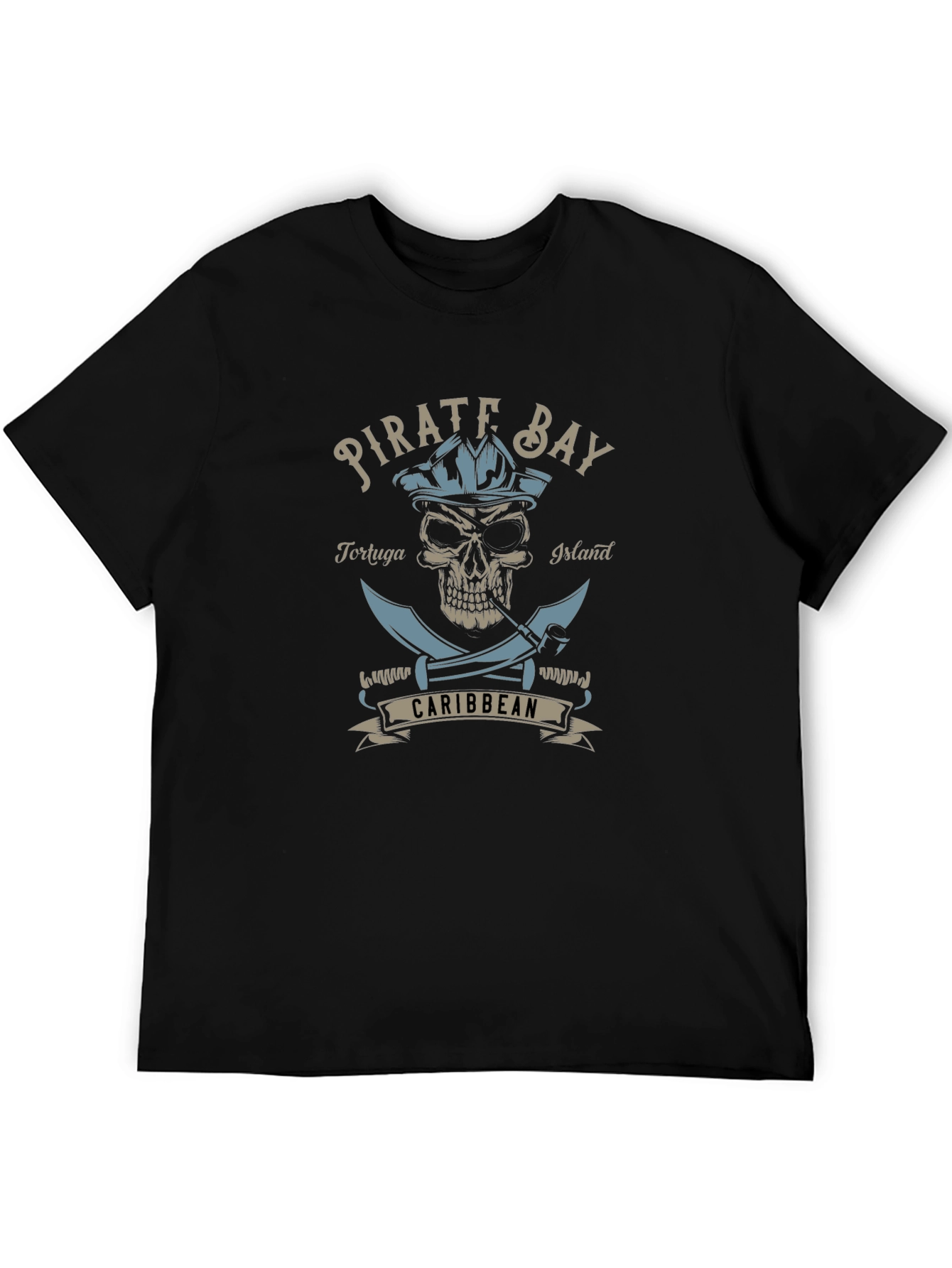 Pirate Bay T-Shirt: Skull & Swords Design
