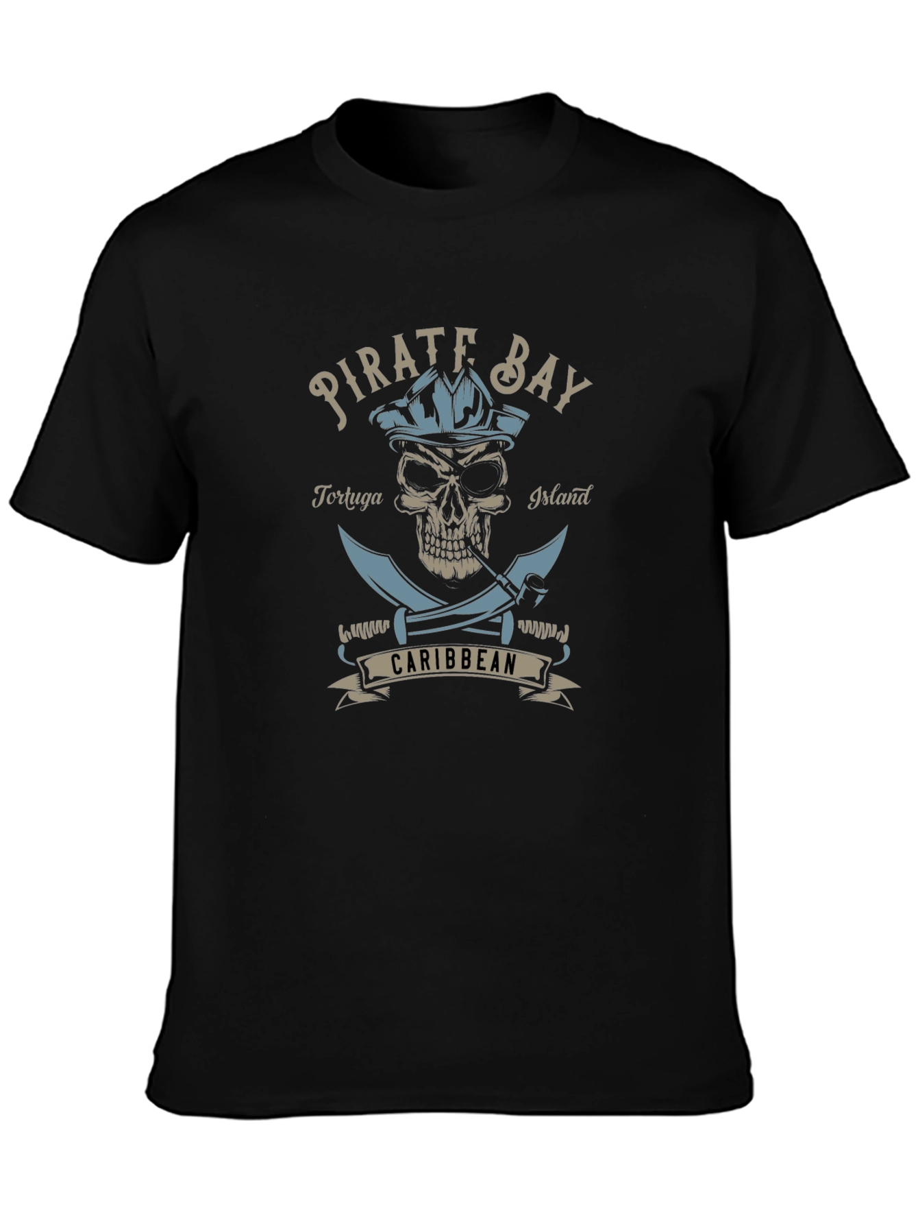 Pirate Bay T-Shirt: Skull & Swords Design