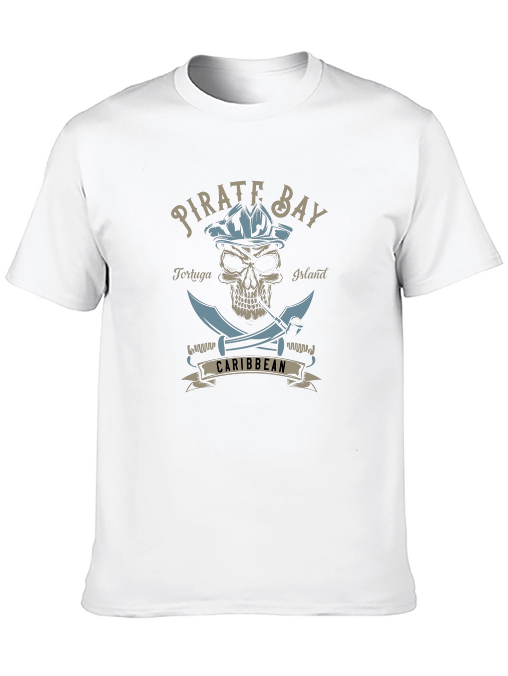 Pirate Bay T-Shirt: Skull & Swords Design
