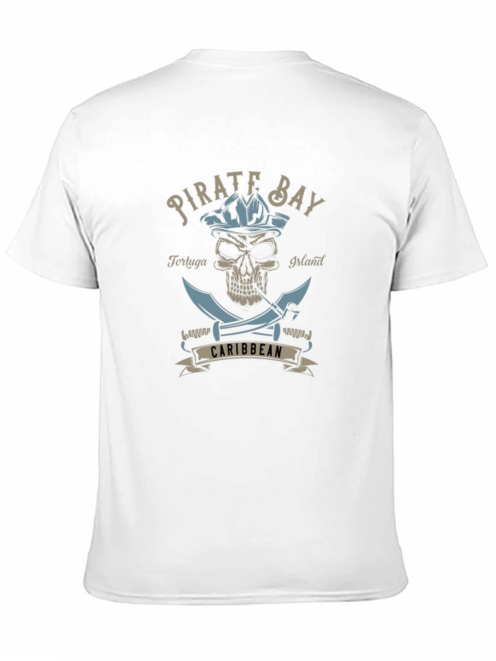 Pirate Bay T-Shirt: Skull & Swords Design