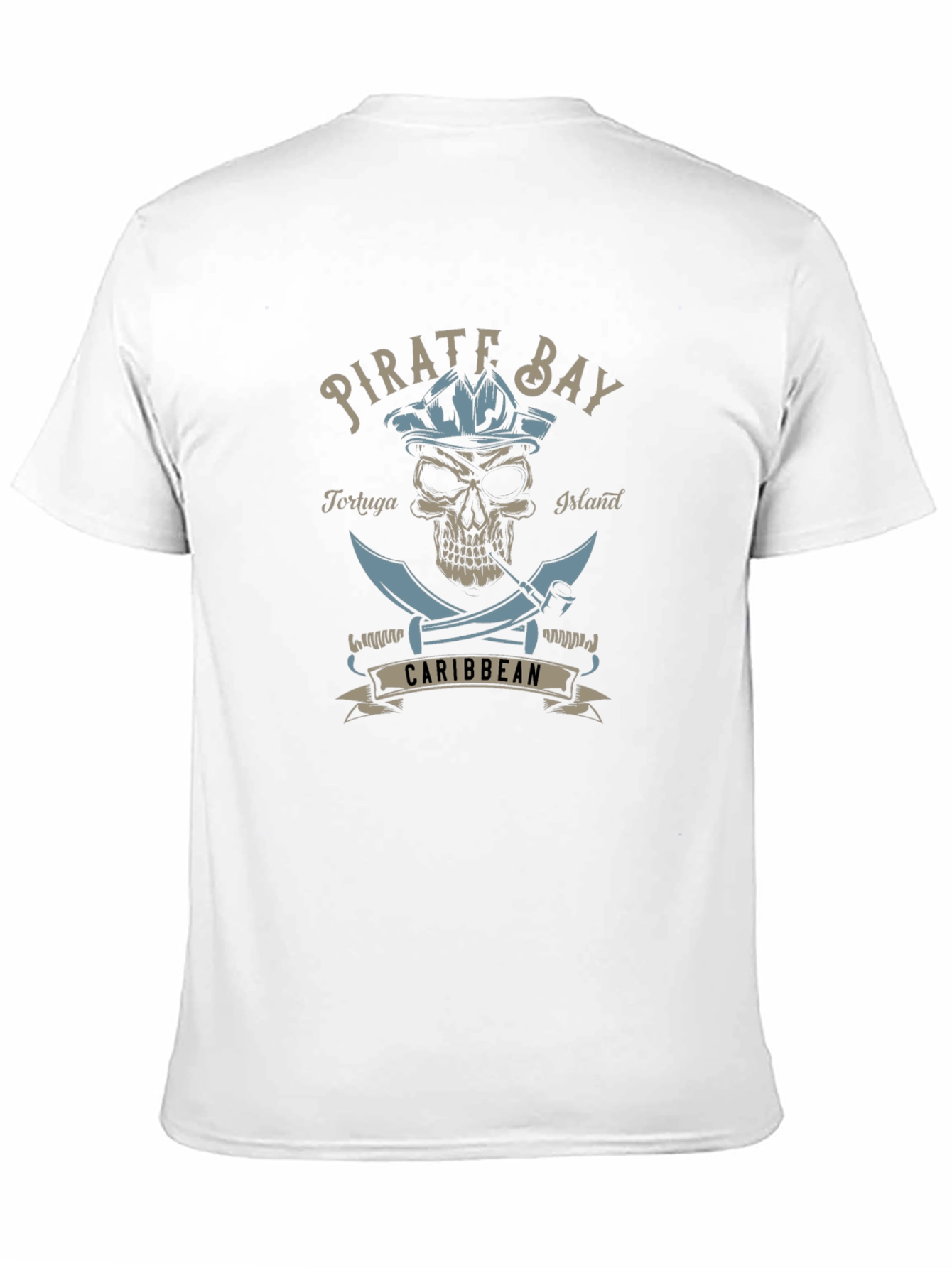 Pirate Bay T-Shirt: Skull & Swords Design