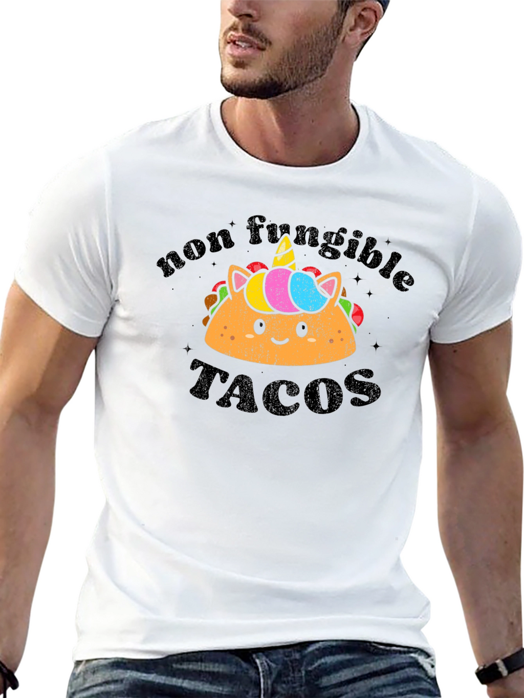 Non Fungible Tacos Black T-Shirt