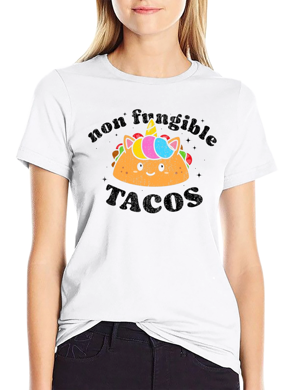 Non Fungible Tacos Black T-Shirt