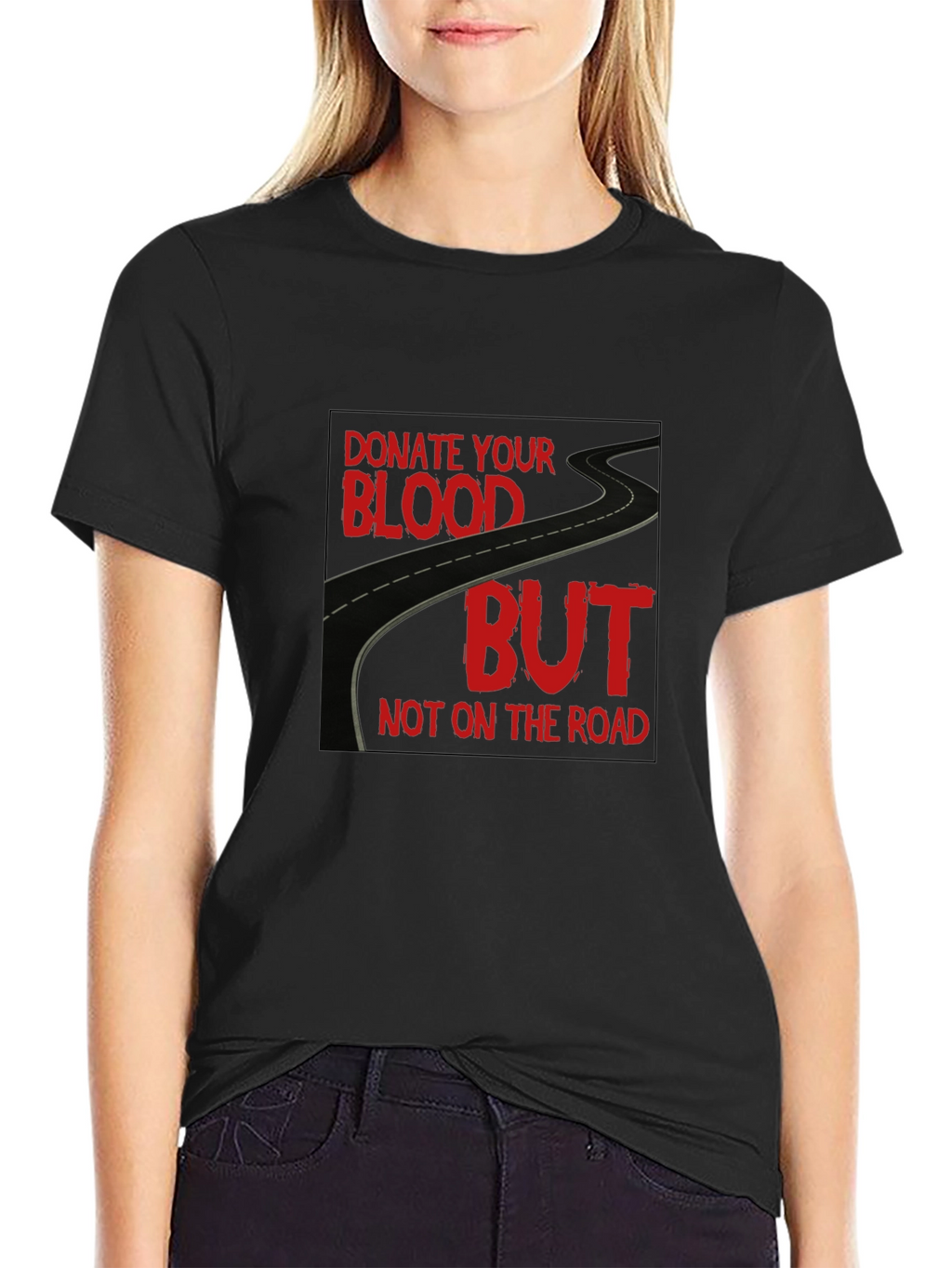 Donate Blood T-Shirt: Road Safety Awareness Tee