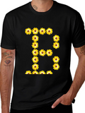 Sunflower Letter B Graphic T-Shirt