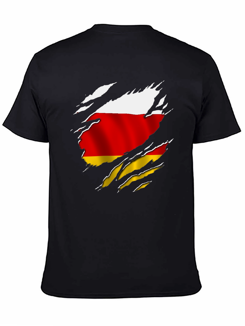 South Ossetia Flag Ripped T-Shirt