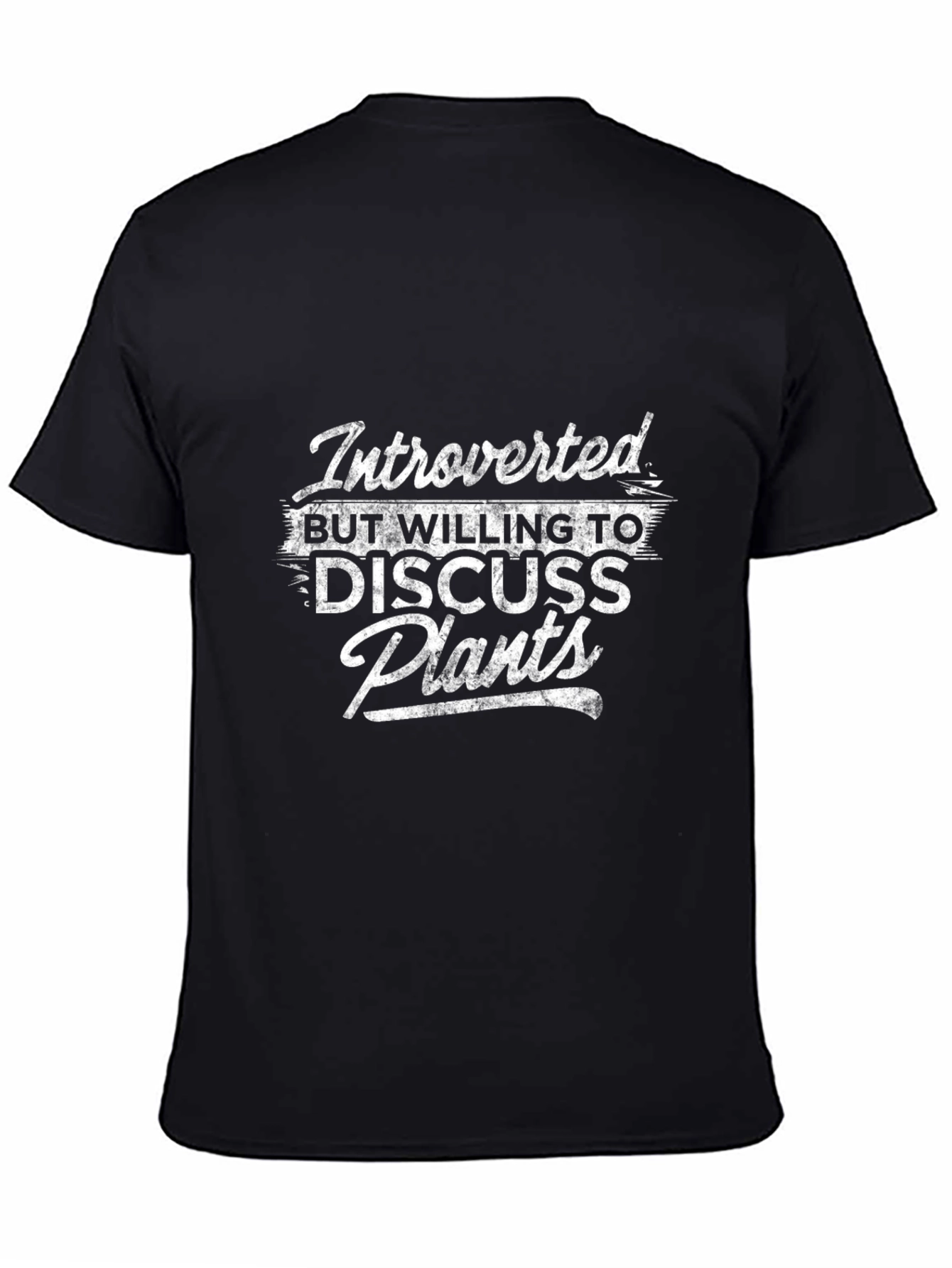 Introverted Plants T-Shirt - Discuss Plants