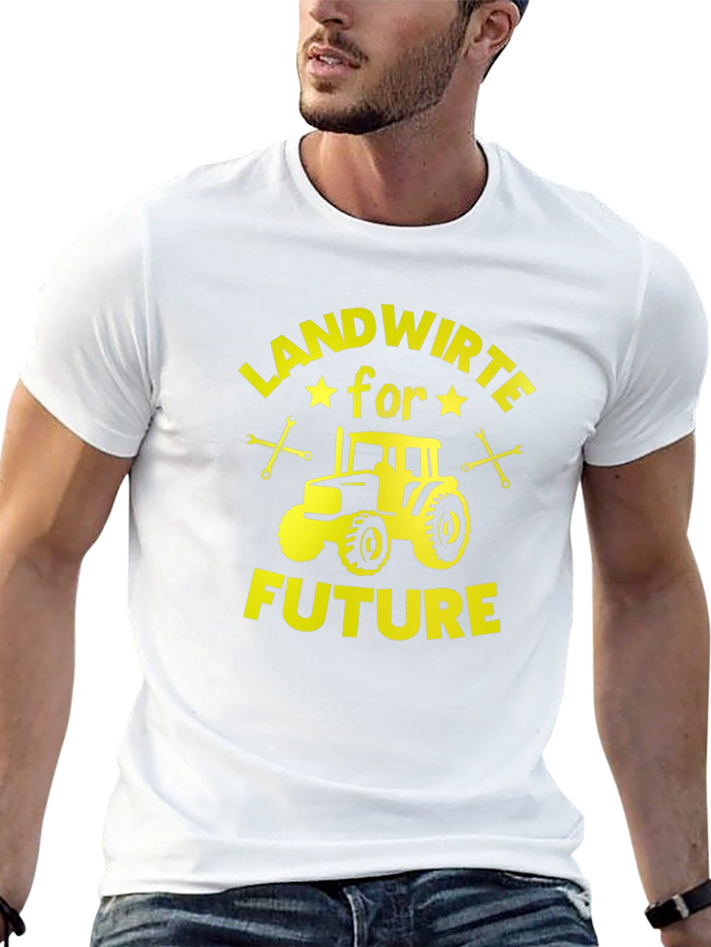 Landwirte for Future Tractor Graphic T-Shirt