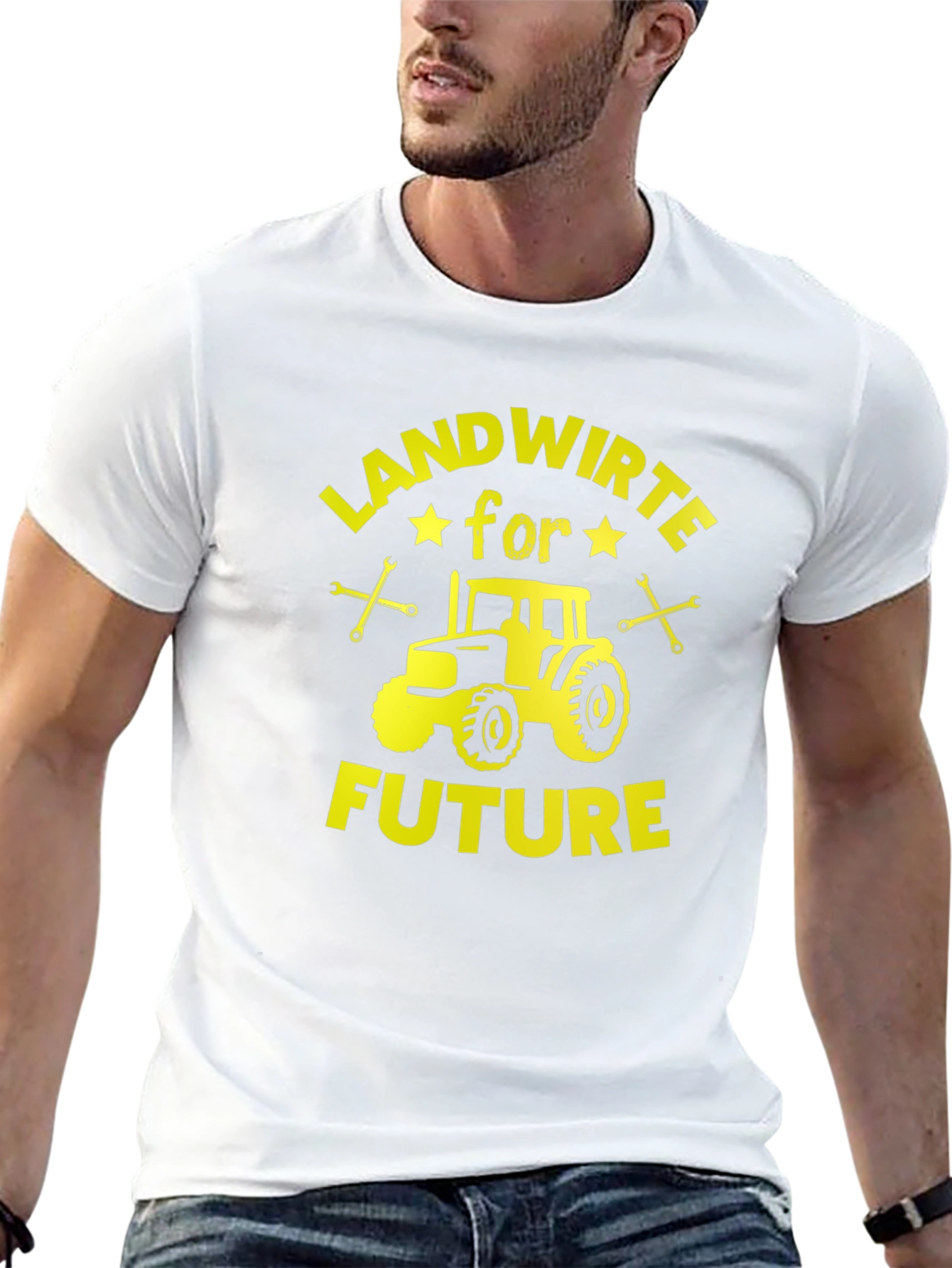 Landwirte for Future Tractor Graphic T-Shirt