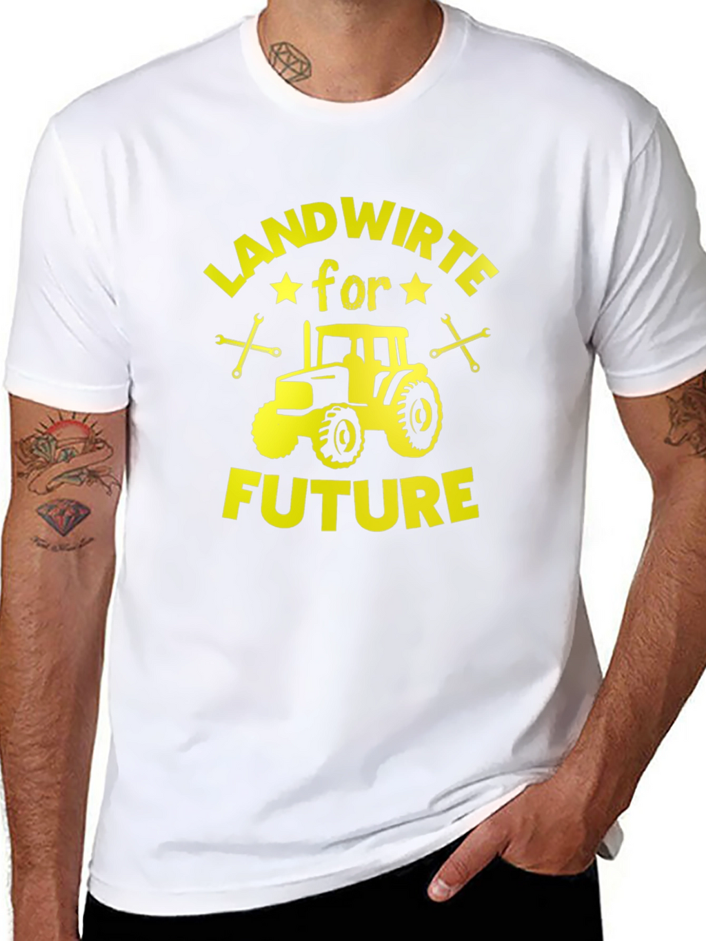 Landwirte for Future Tractor Graphic T-Shirt