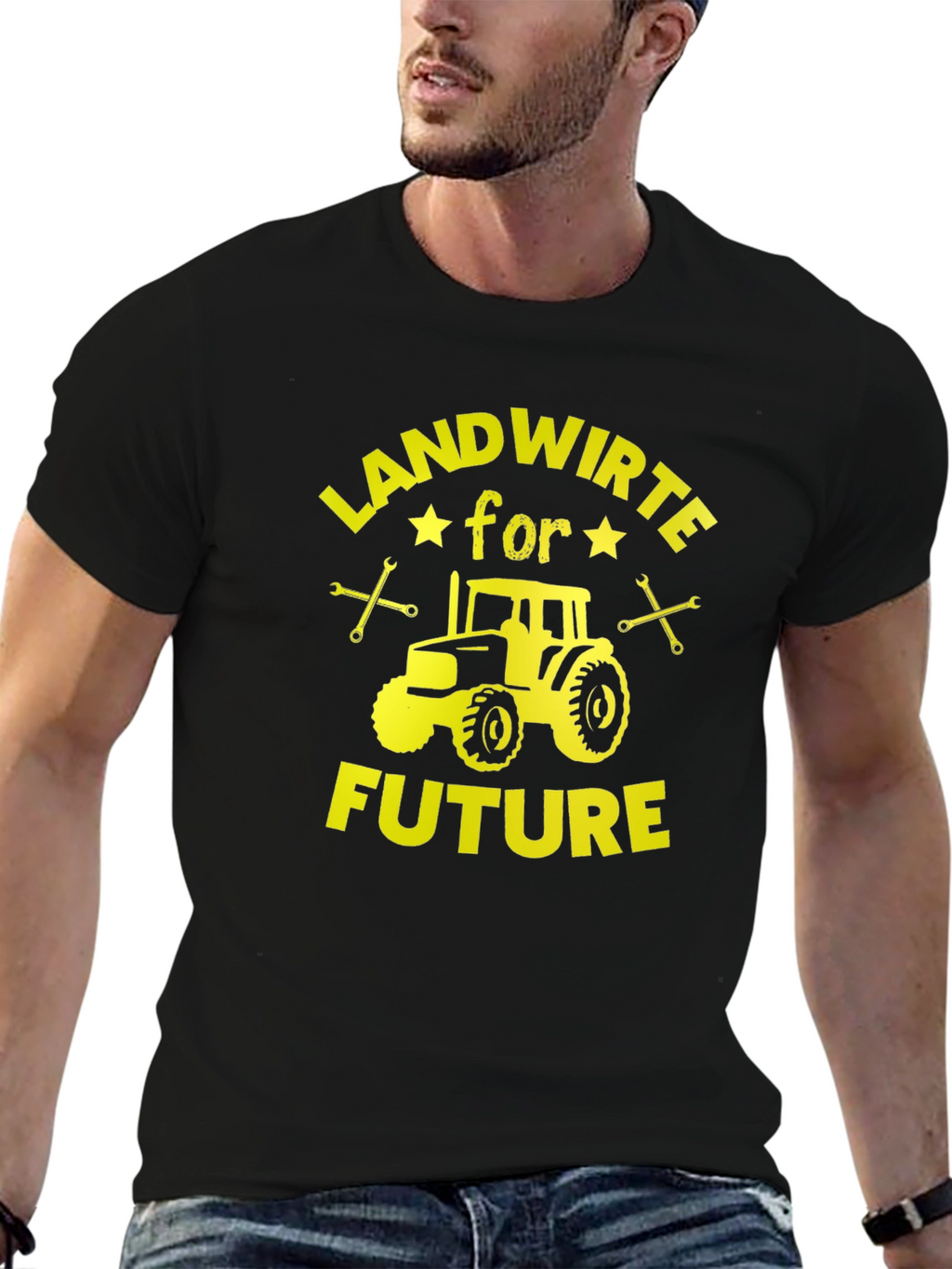Landwirte for Future Tractor Graphic T-Shirt