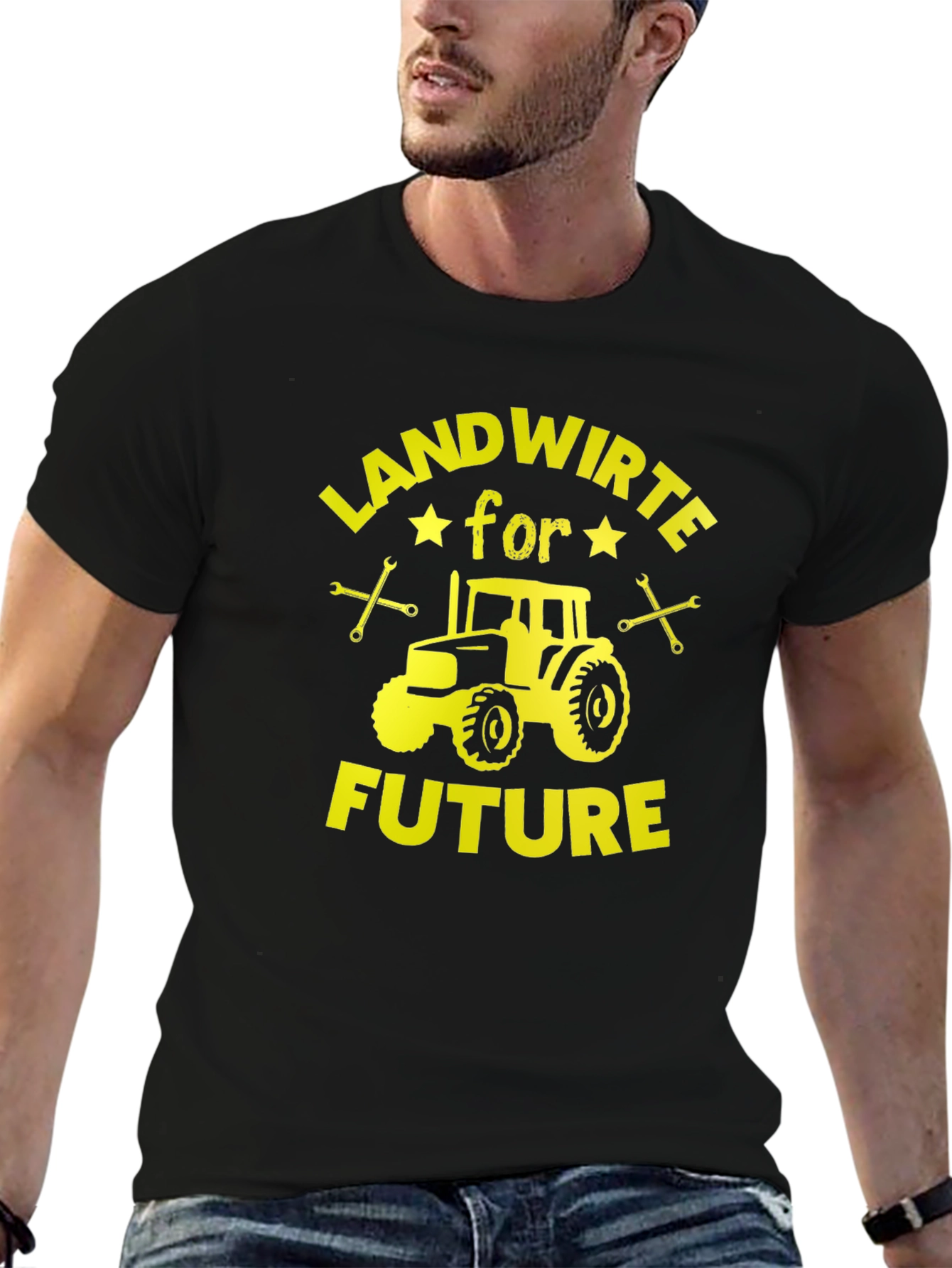 Landwirte for Future Tractor Graphic T-Shirt