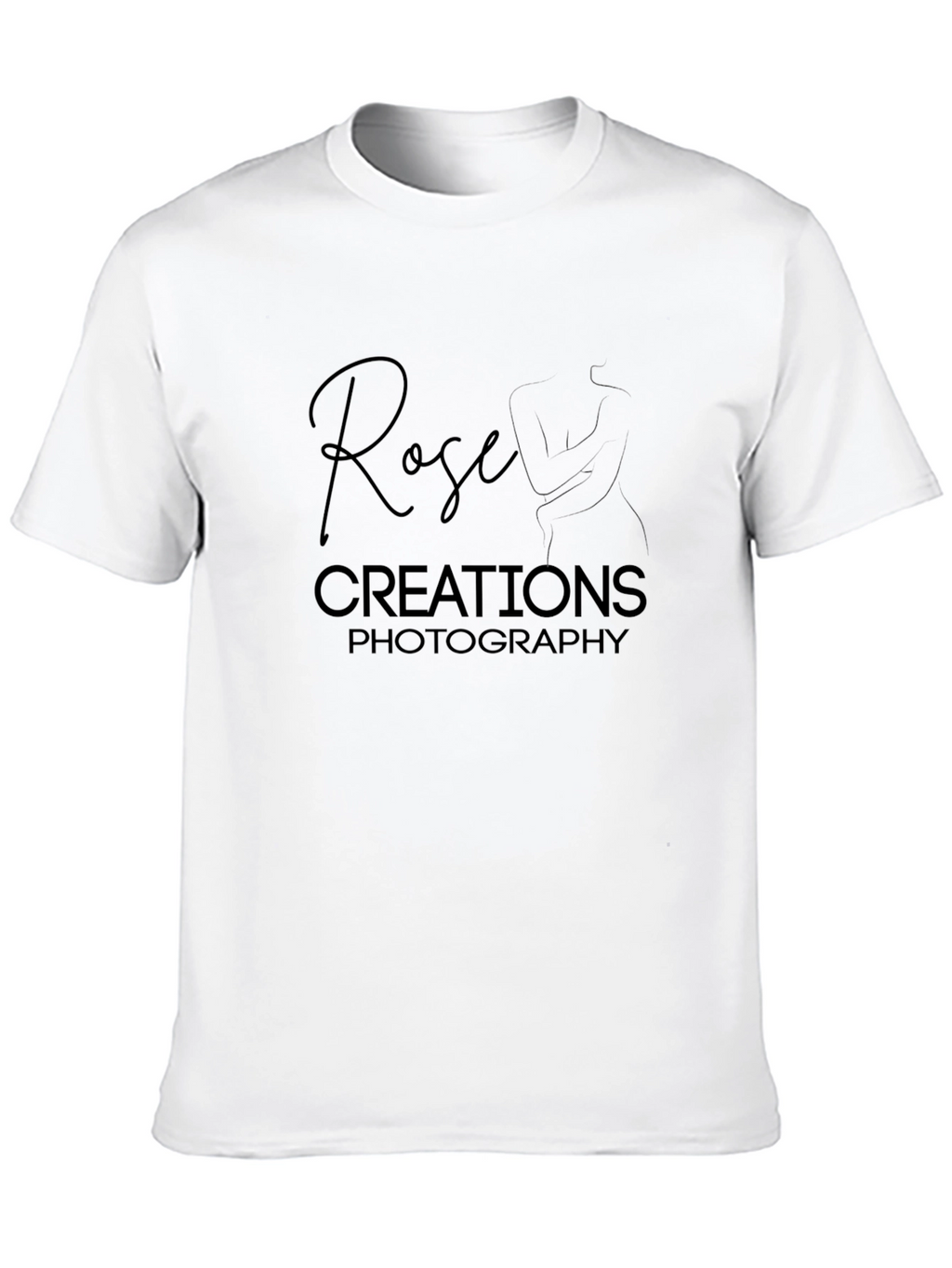 Rose Creations Photography Black T-Shirt