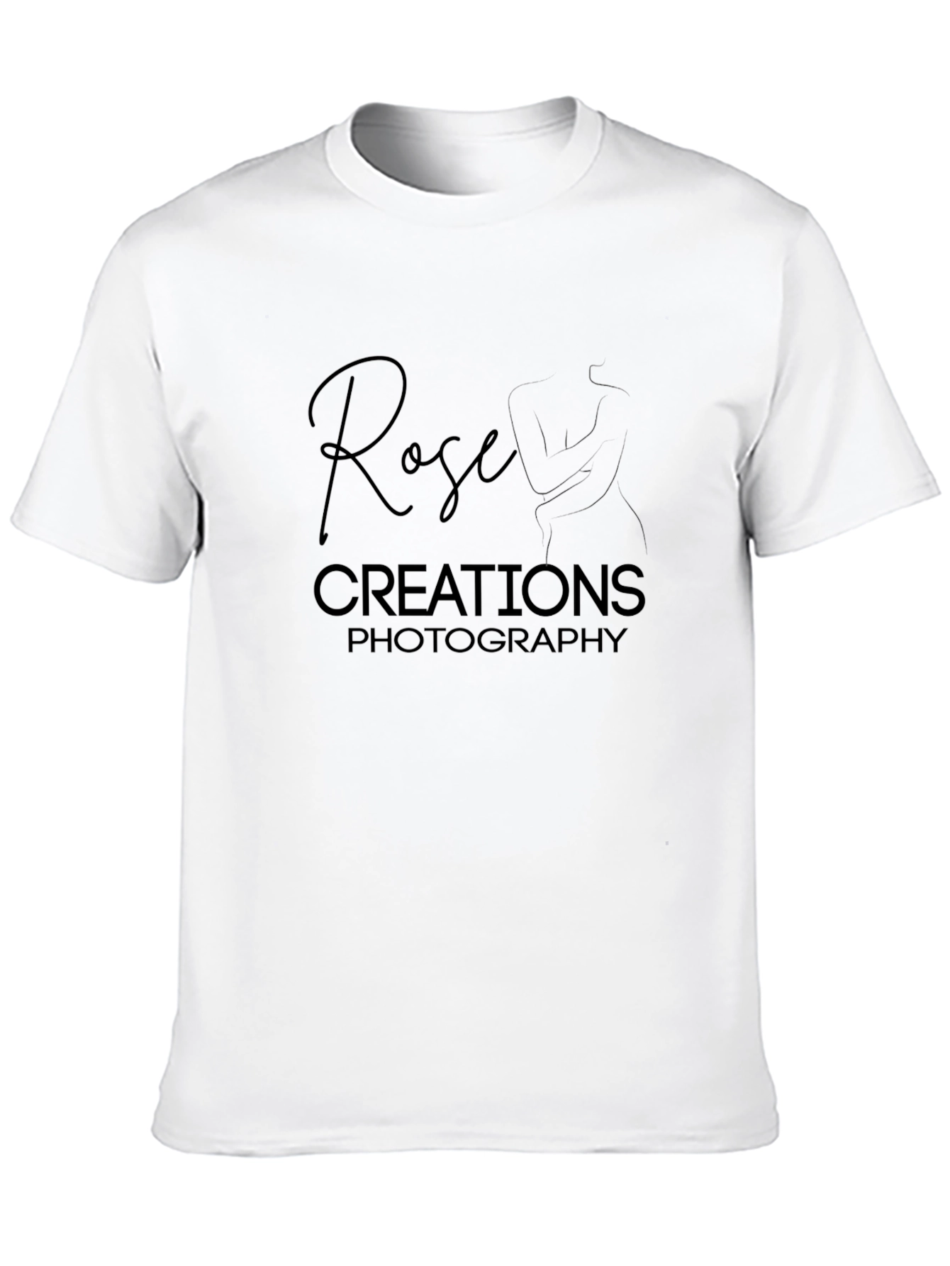Rose Creations Photography Black T-Shirt