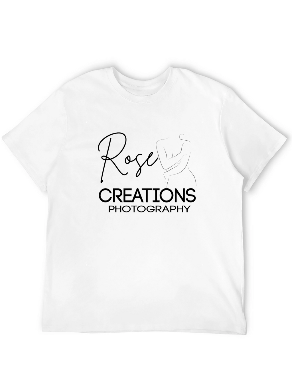 Rose Creations Photography Black T-Shirt