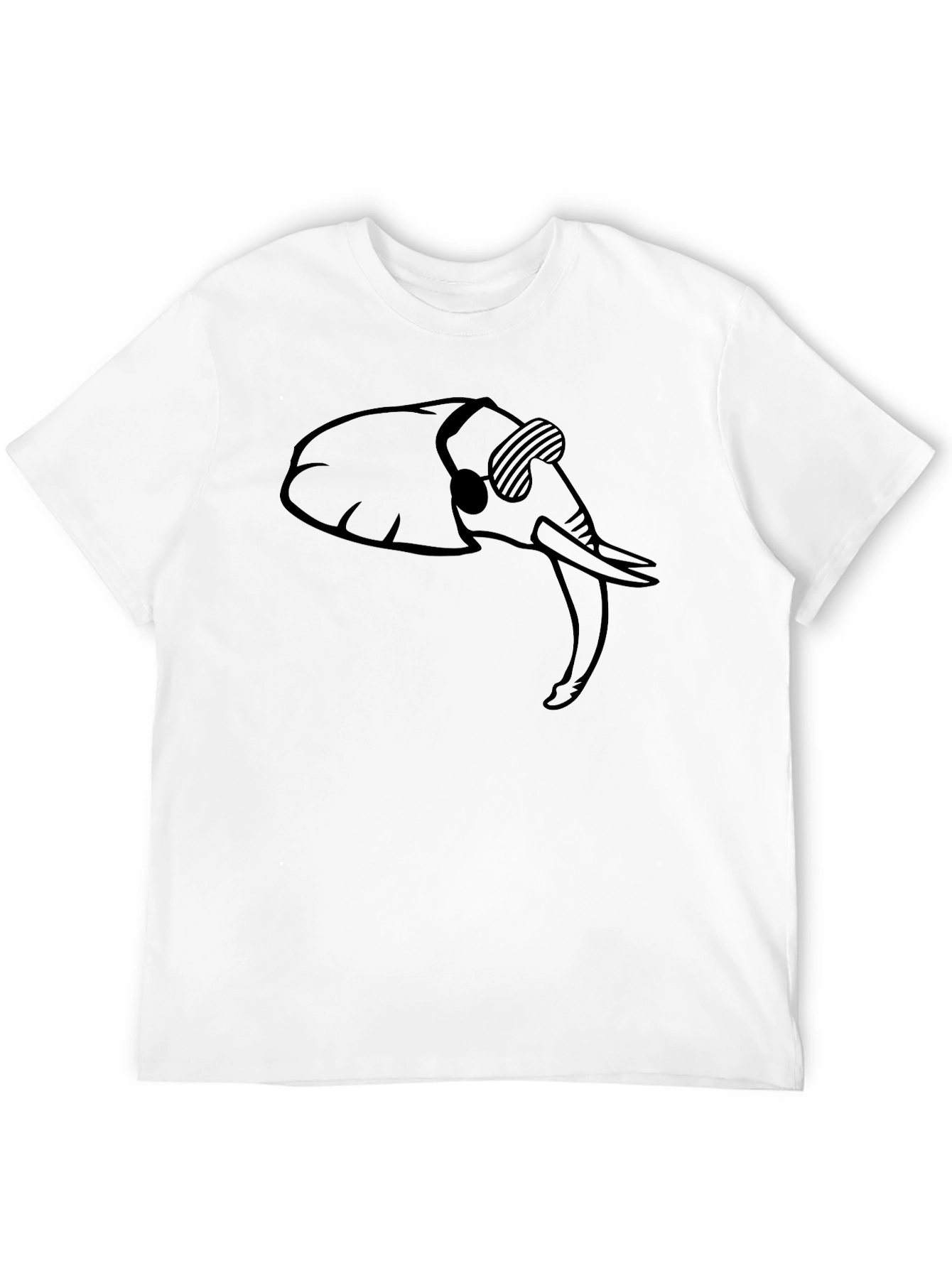 Cool Elephant Tee - Sunglasses Graphic T-Shirt