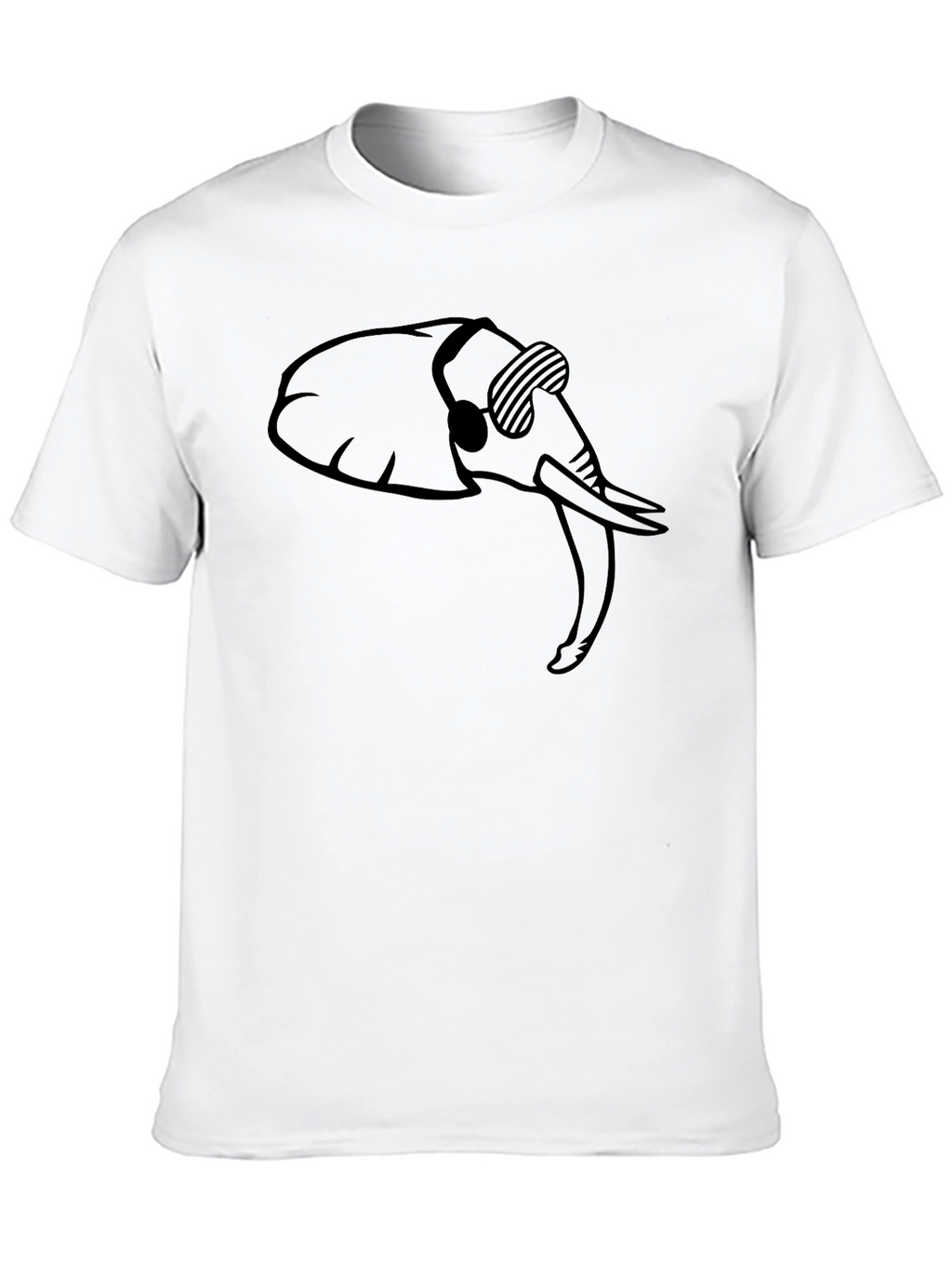 Cool Elephant Tee - Sunglasses Graphic T-Shirt