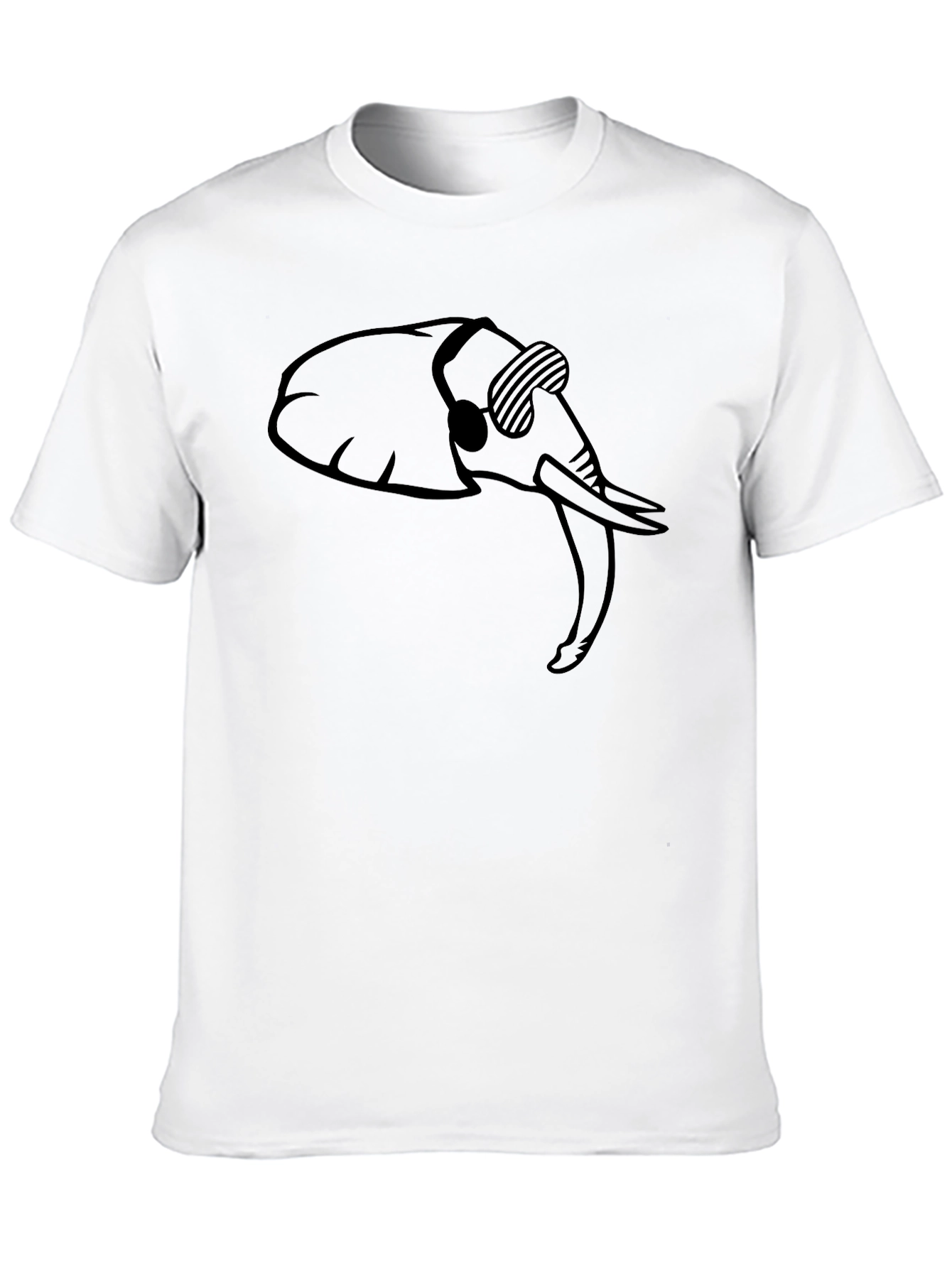 Cool Elephant Tee - Sunglasses Graphic T-Shirt