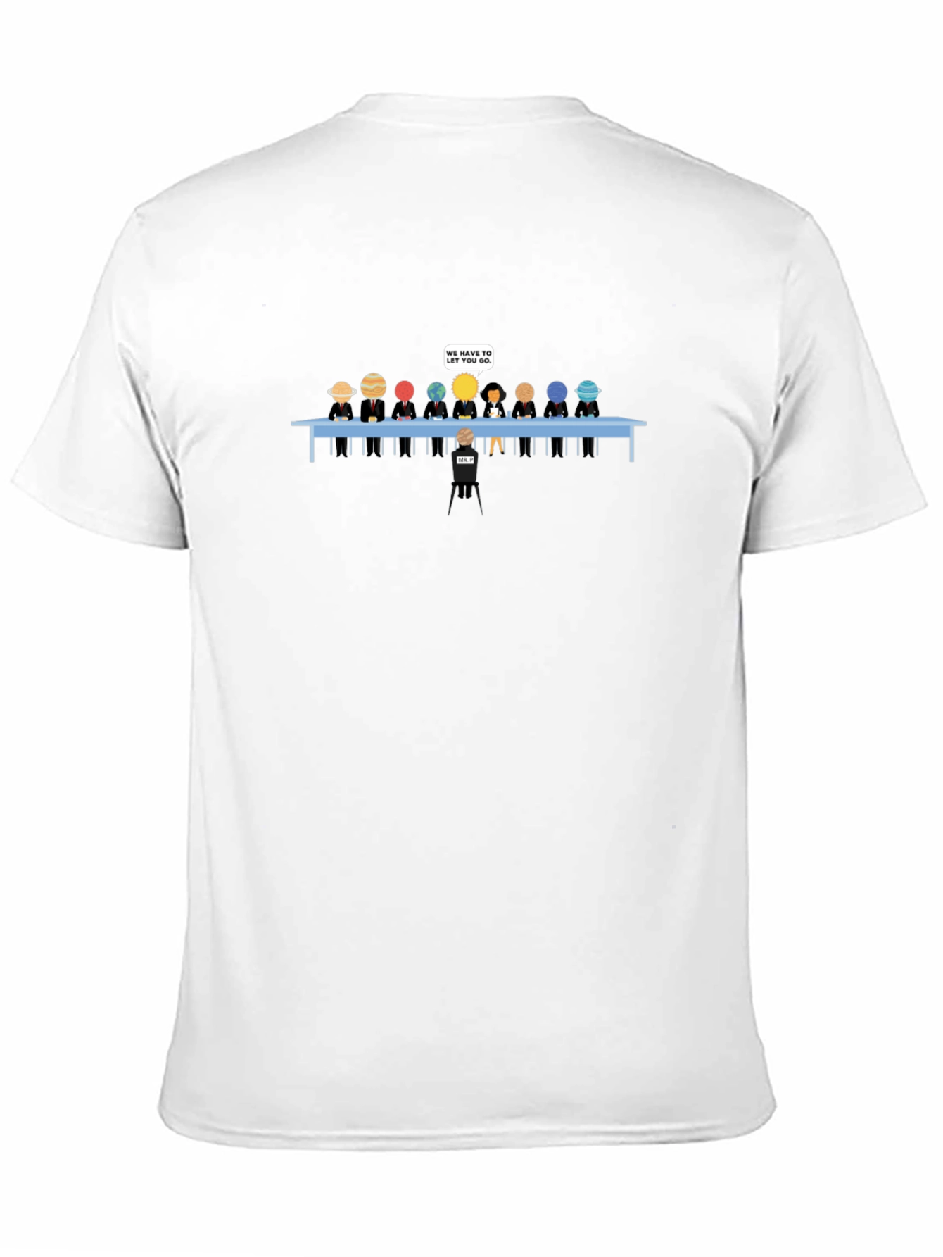 Planets Fired Funny Graphic T-Shirt