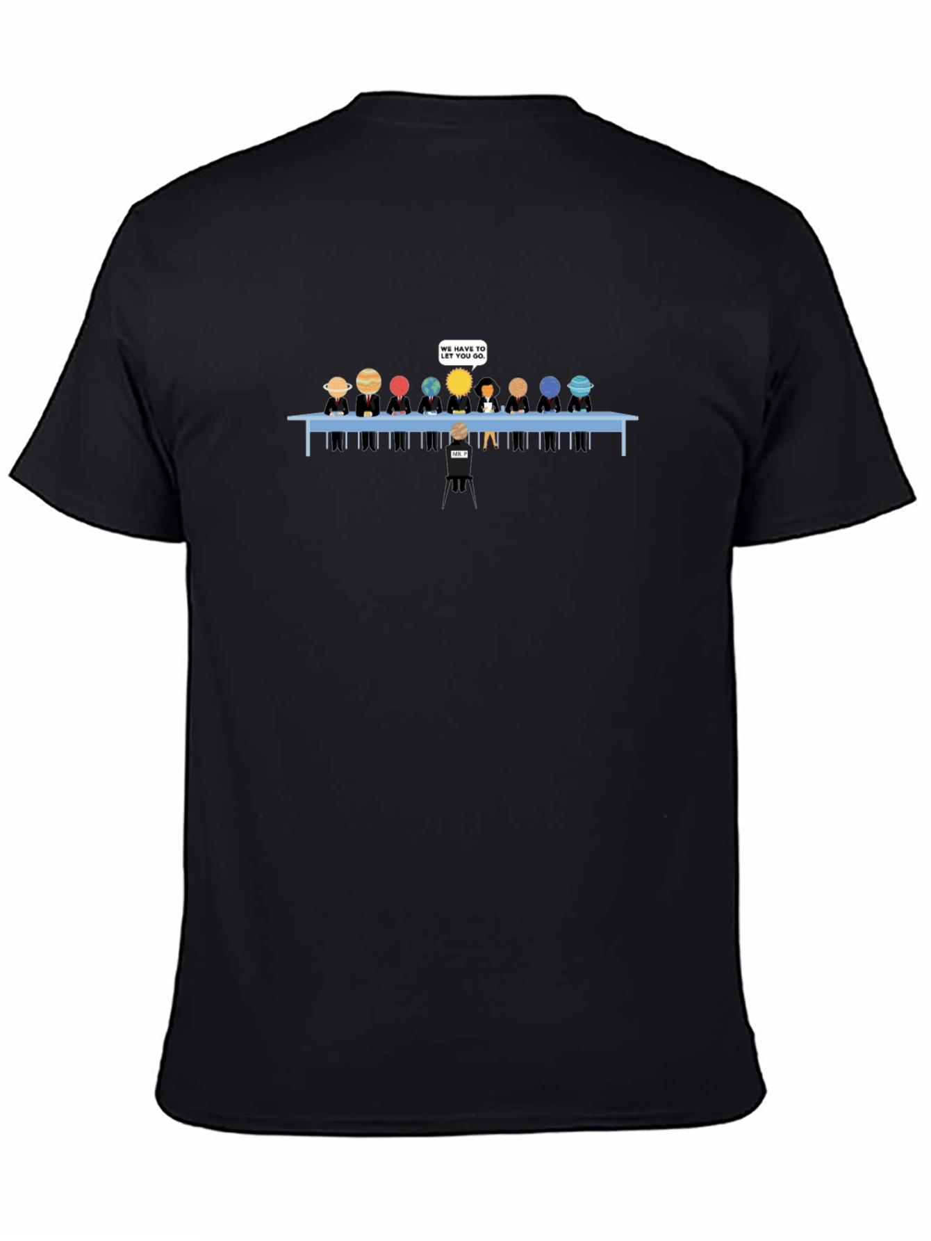 Planets Fired Funny Graphic T-Shirt