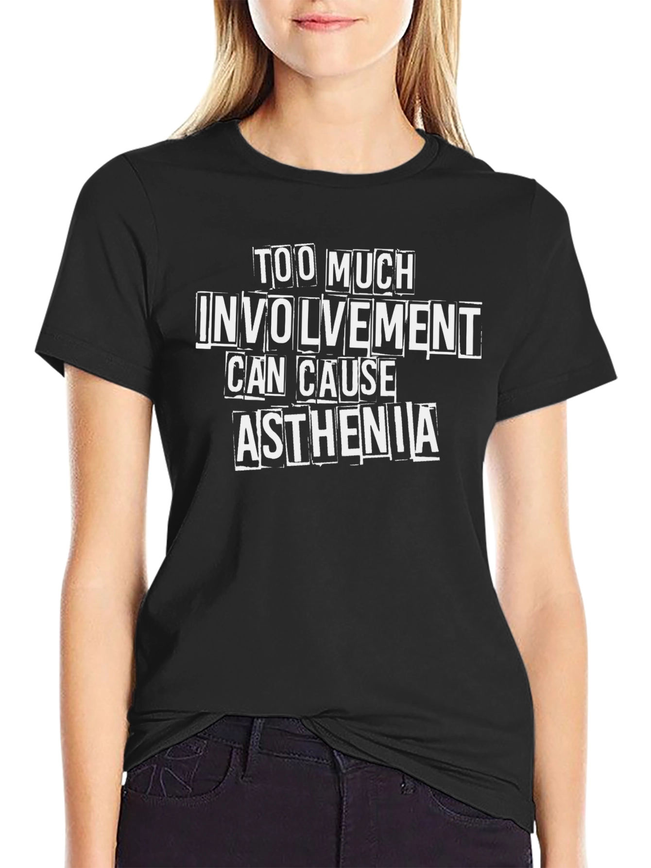 Too Much Involvement Asthenia Graphic Tee