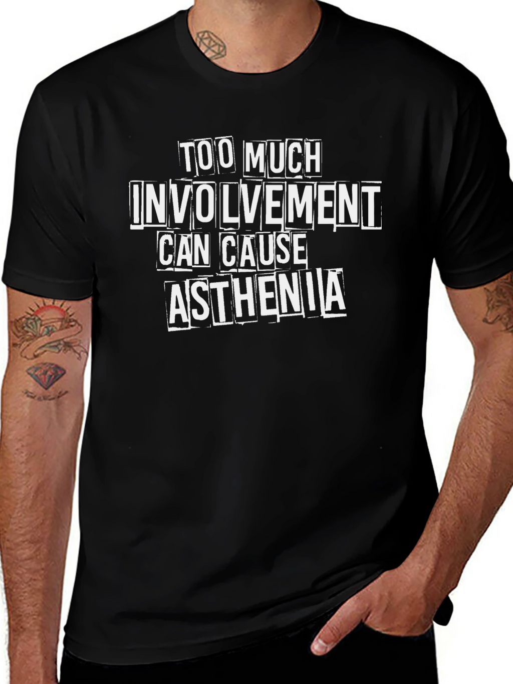 Too Much Involvement Asthenia Graphic Tee