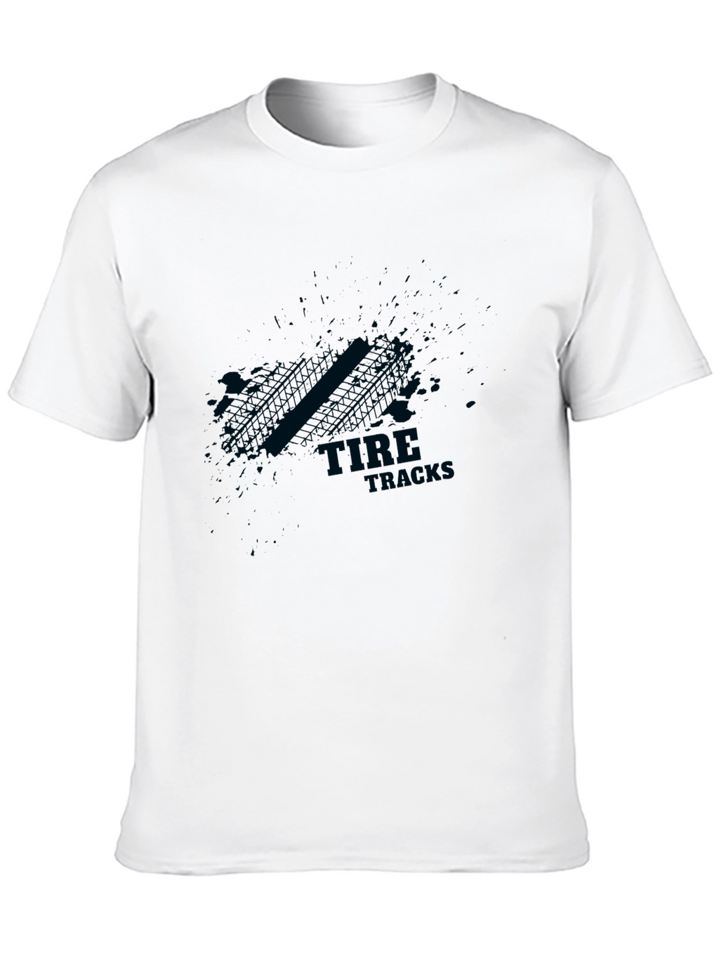 Tire Tracks Graphic T-Shirt