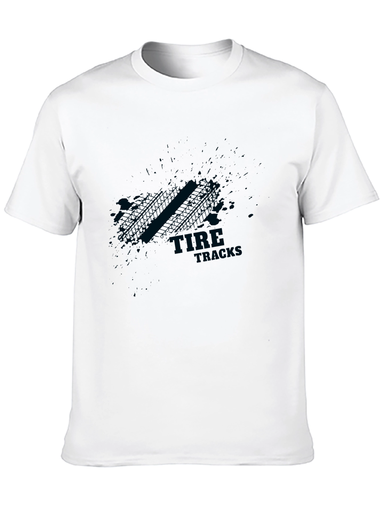 Tire Tracks Graphic T-Shirt