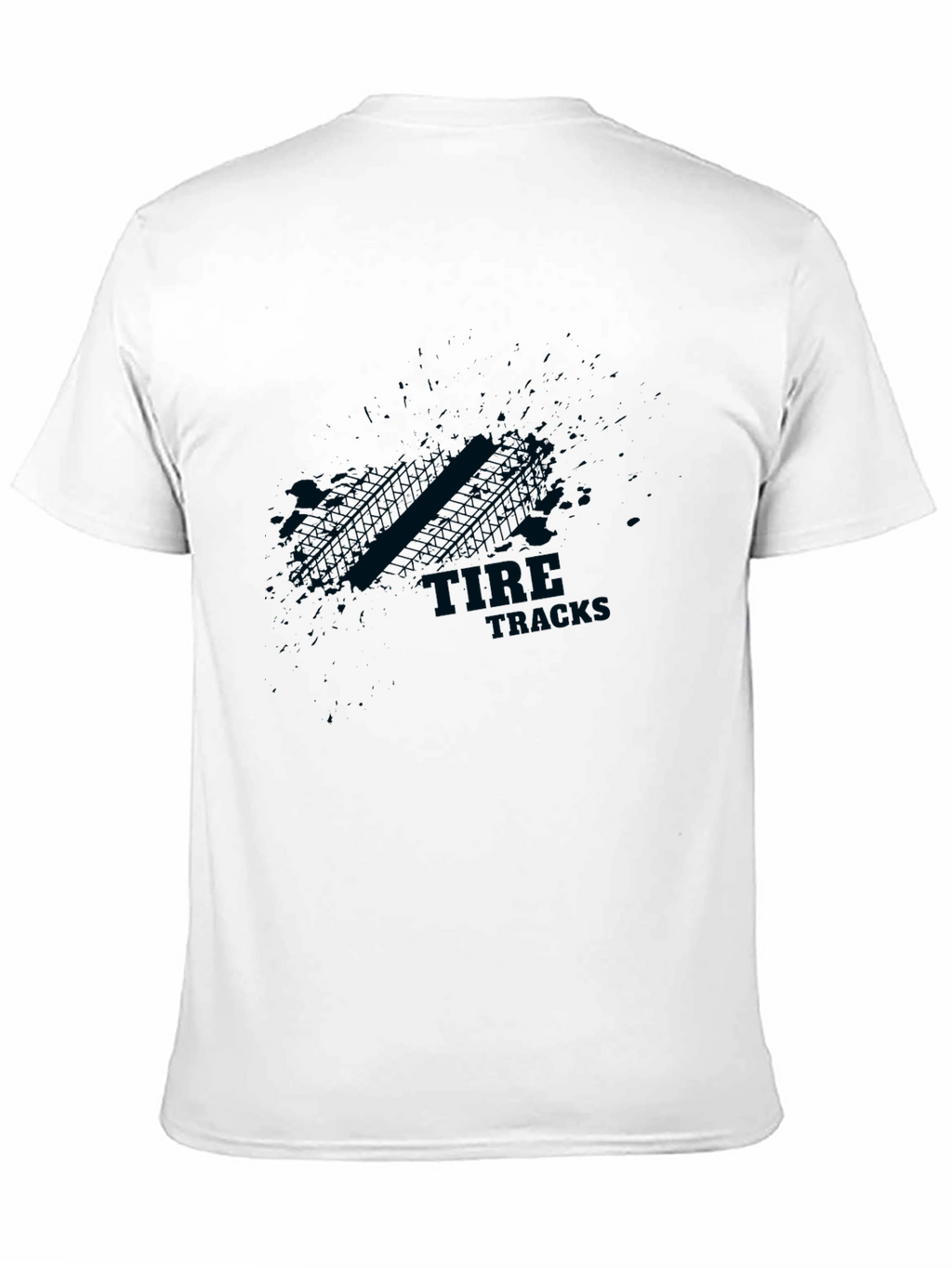 Tire Tracks Graphic T-Shirt