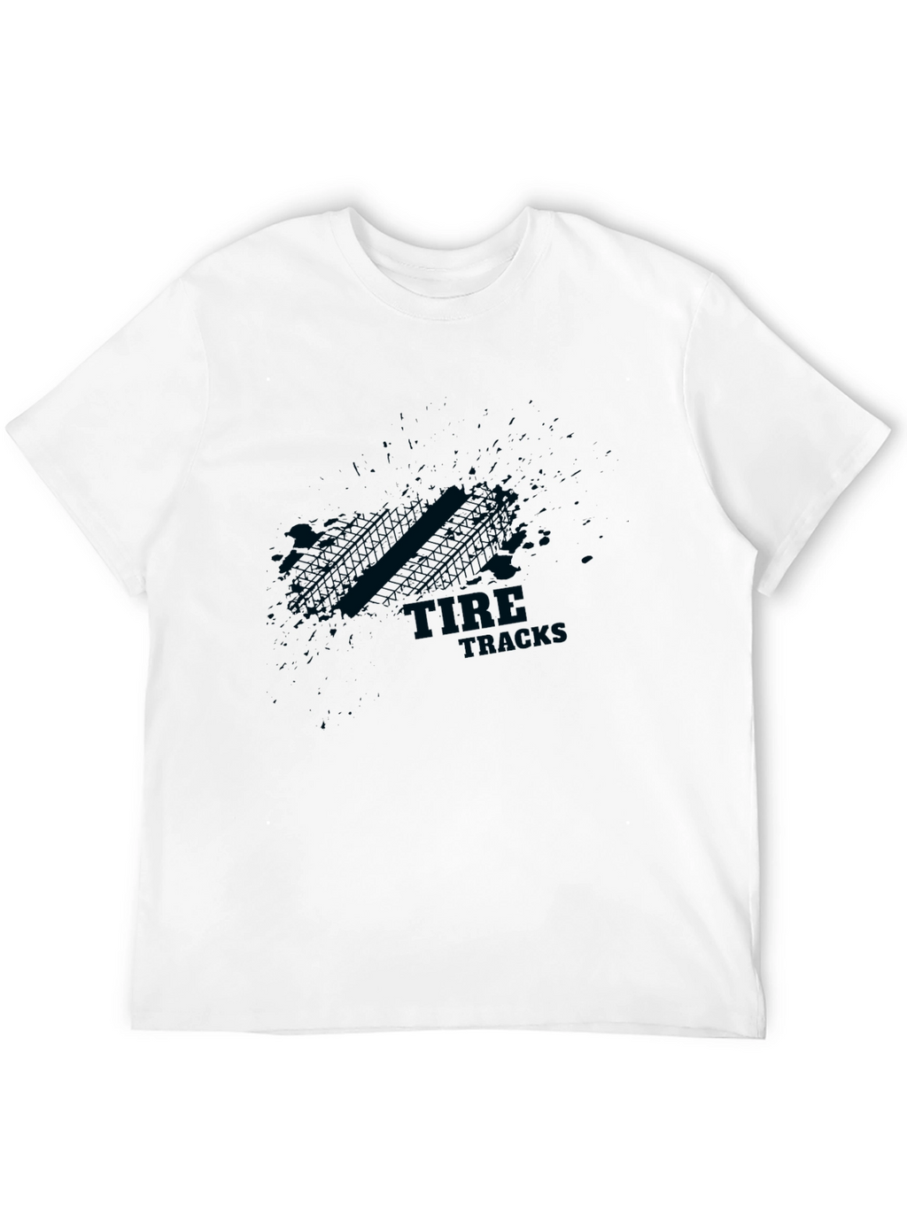 Tire Tracks Graphic T-Shirt